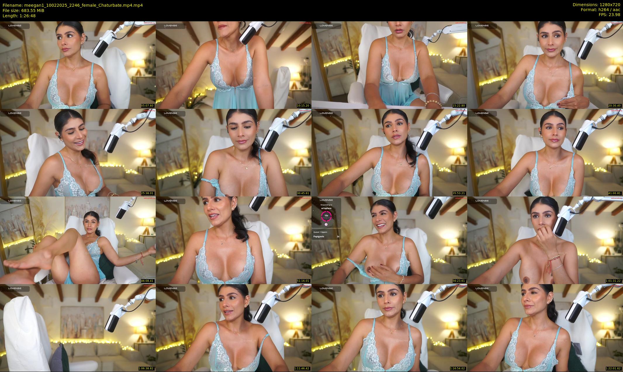 meegan1 — 87 minute Chaturbate female cam show recording, 720p, Feb 10, 2025