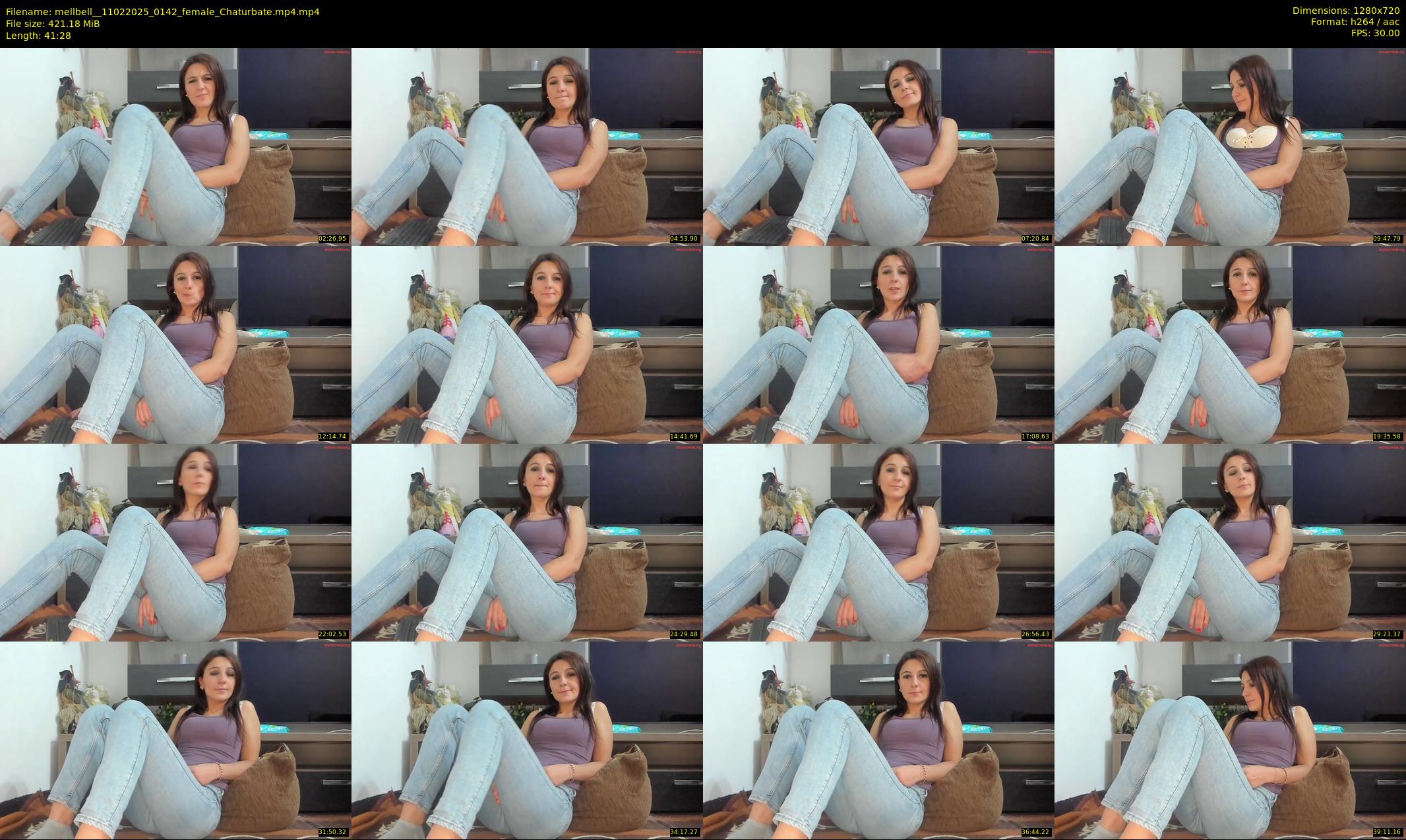 mellbell_ — 42 minute Chaturbate female cam show recording, 720p, Feb 11, 2025