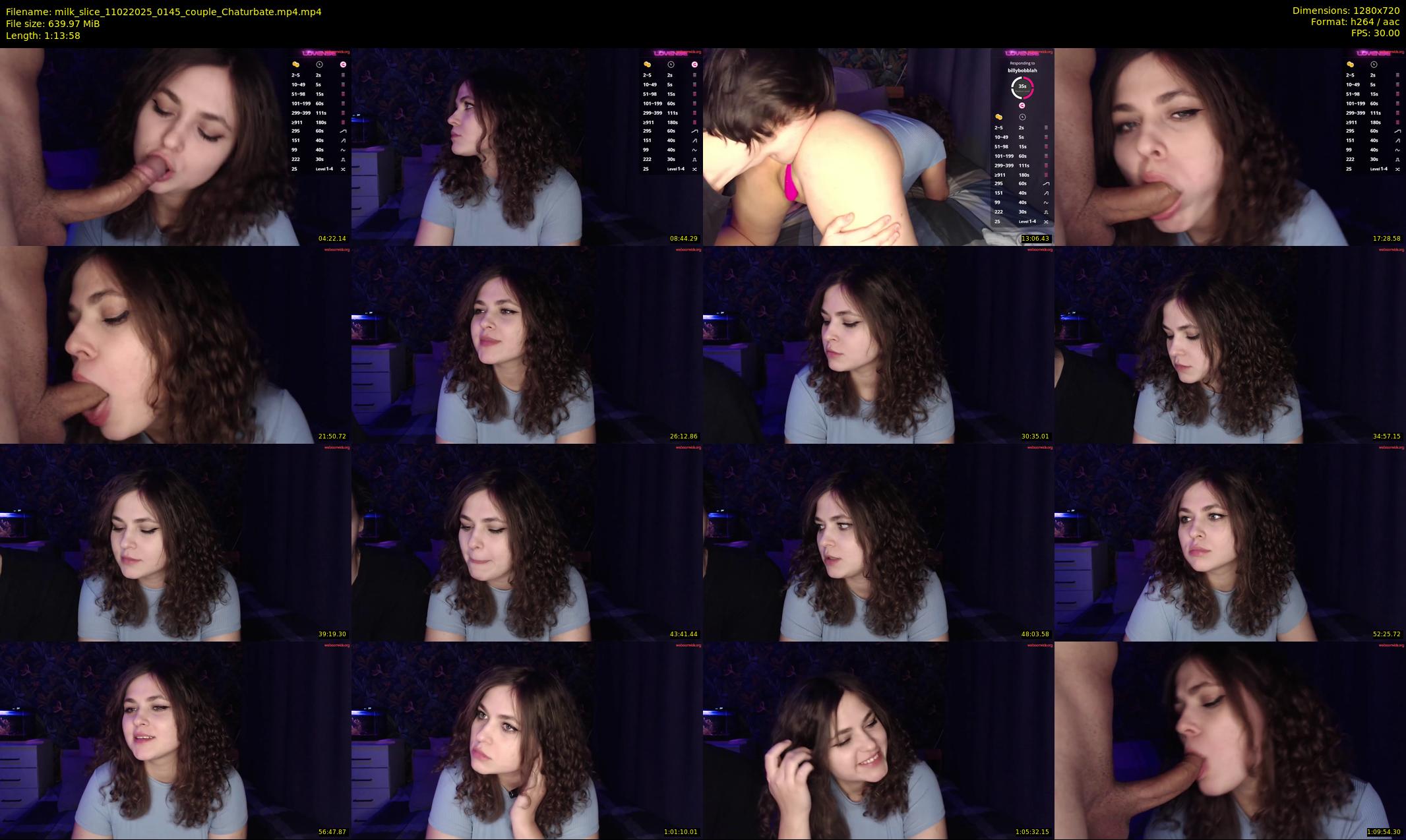 milk_slice — 74 minute Chaturbate couple cam show recording, 720p, Feb 11, 2025