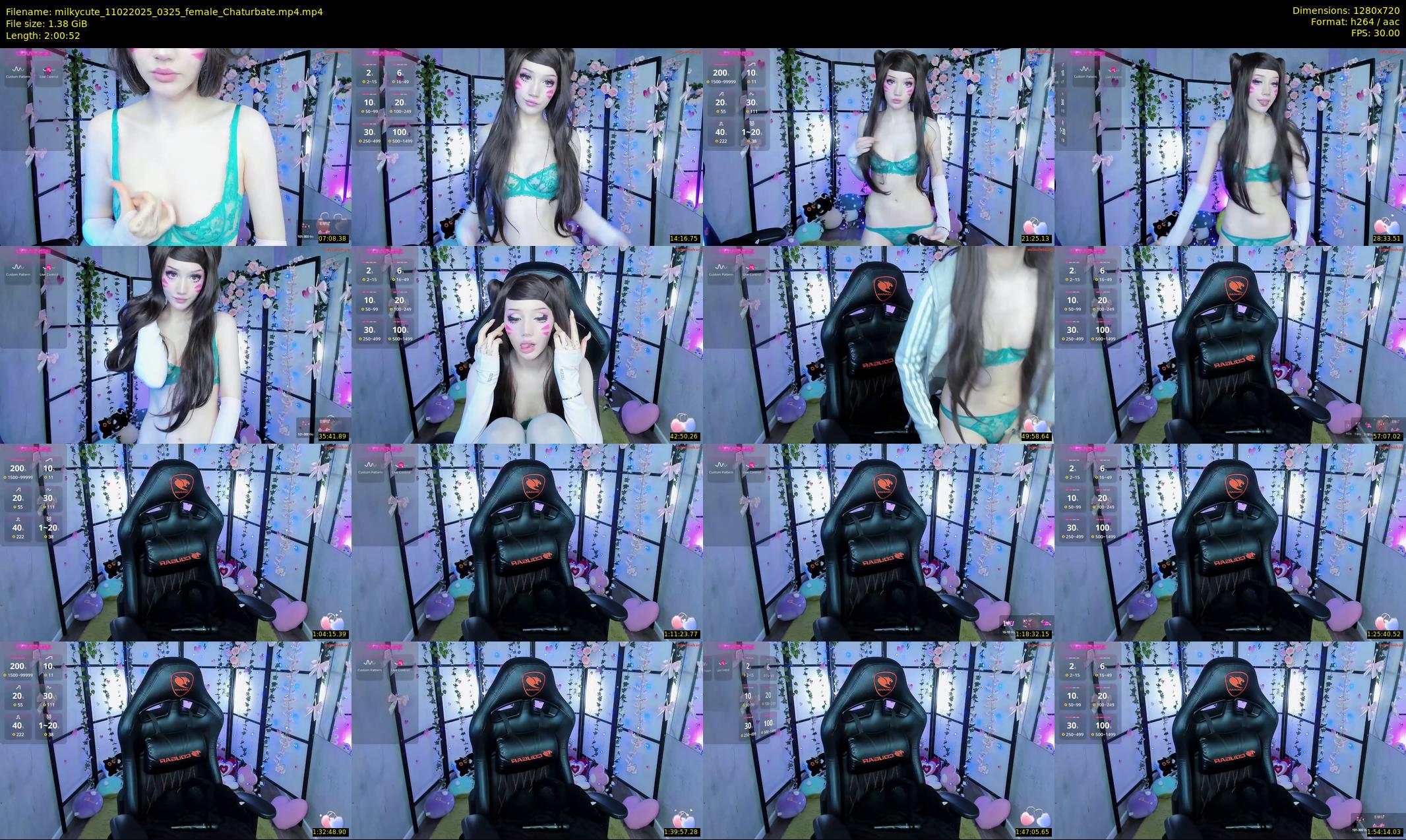 milkycute — 121 minute Chaturbate female cam show recording, 720p, Feb 11, 2025
