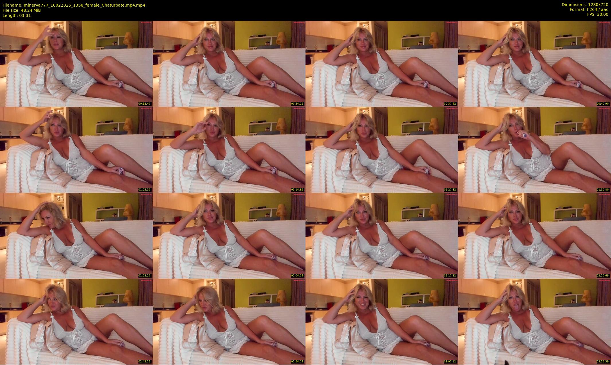 minerva777 — 4 minute Chaturbate female cam show recording, 720p, Feb 10, 2025