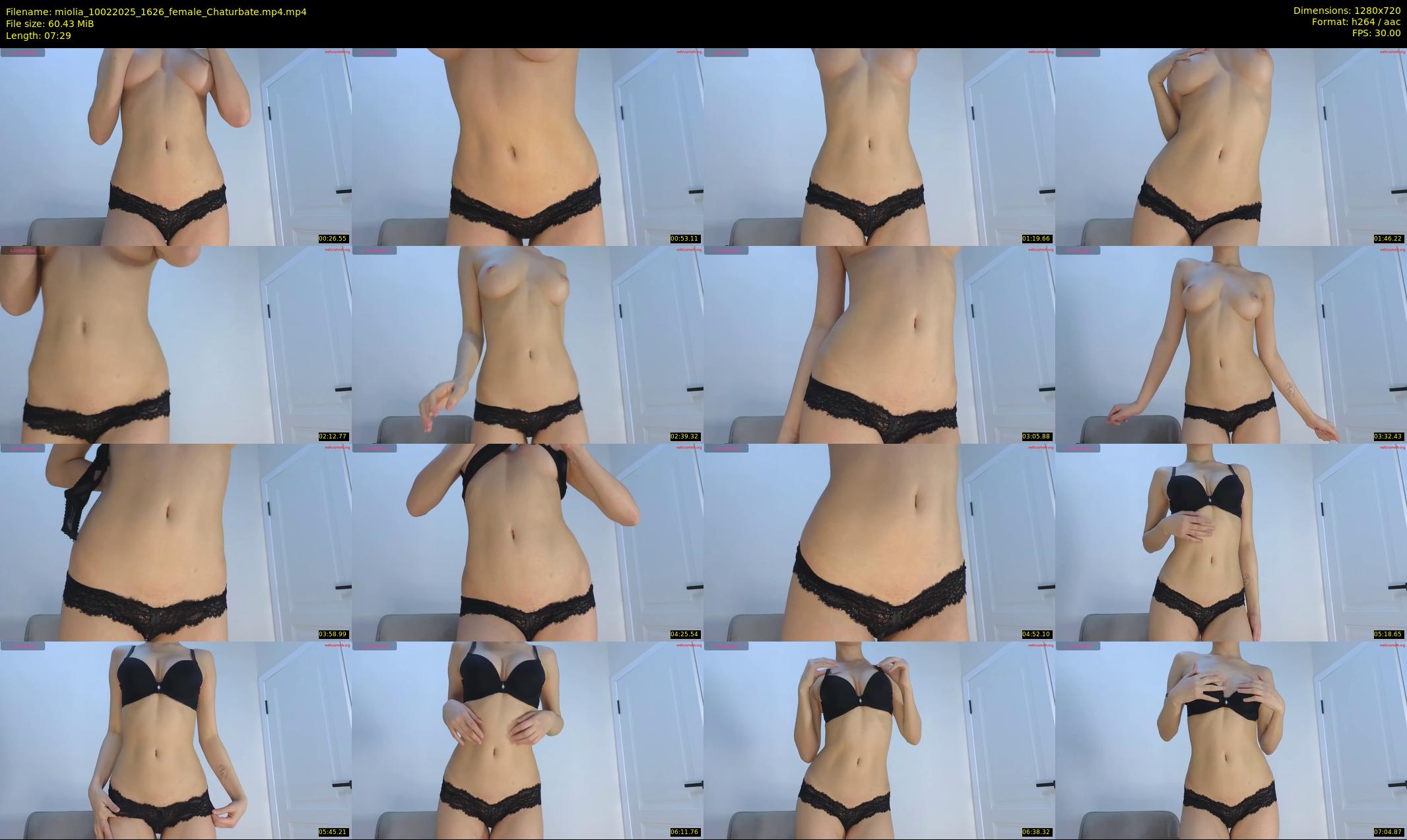 miolia — 8 minute Chaturbate female cam show recording, 720p, Feb 10, 2025
