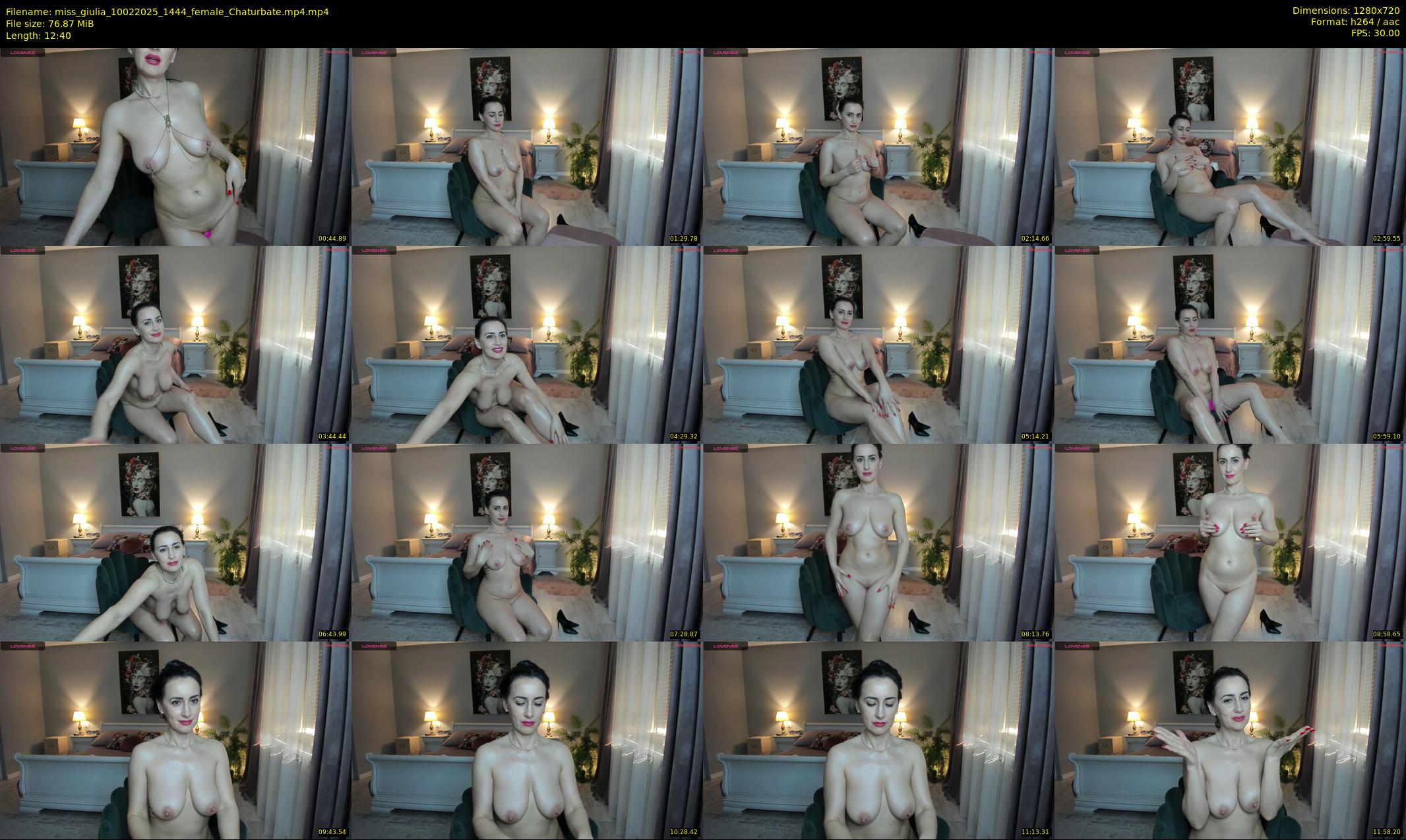 miss_giulia — 13 minute Chaturbate female cam show recording, 720p, Feb 10, 2025