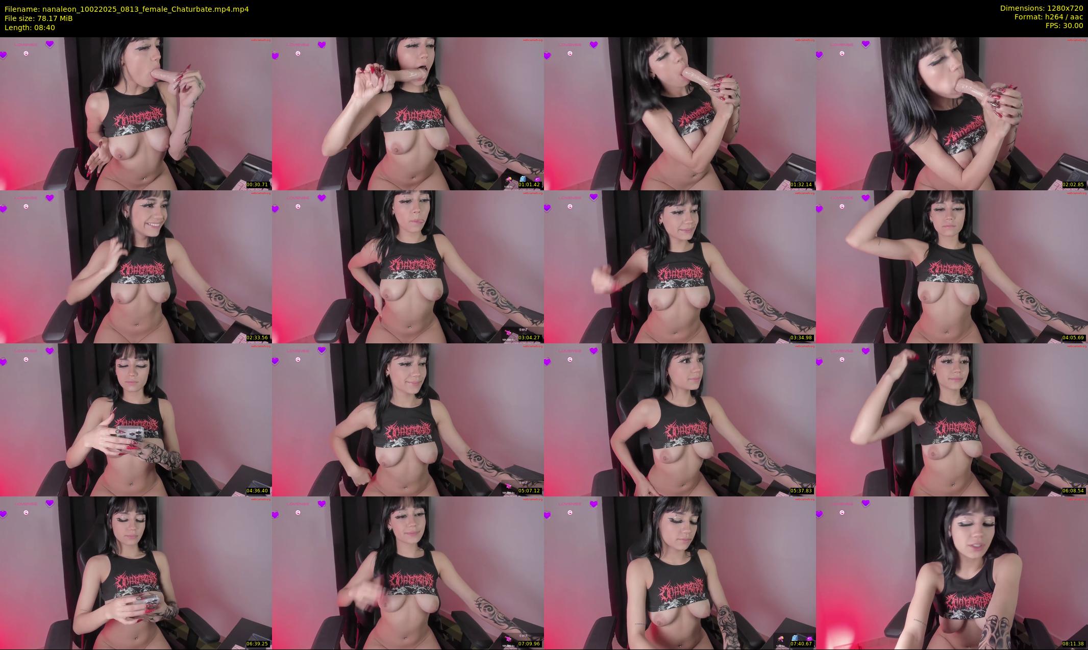 nanaleon — 9 minute Chaturbate couple cam show recording, 720p, Feb 10, 2025