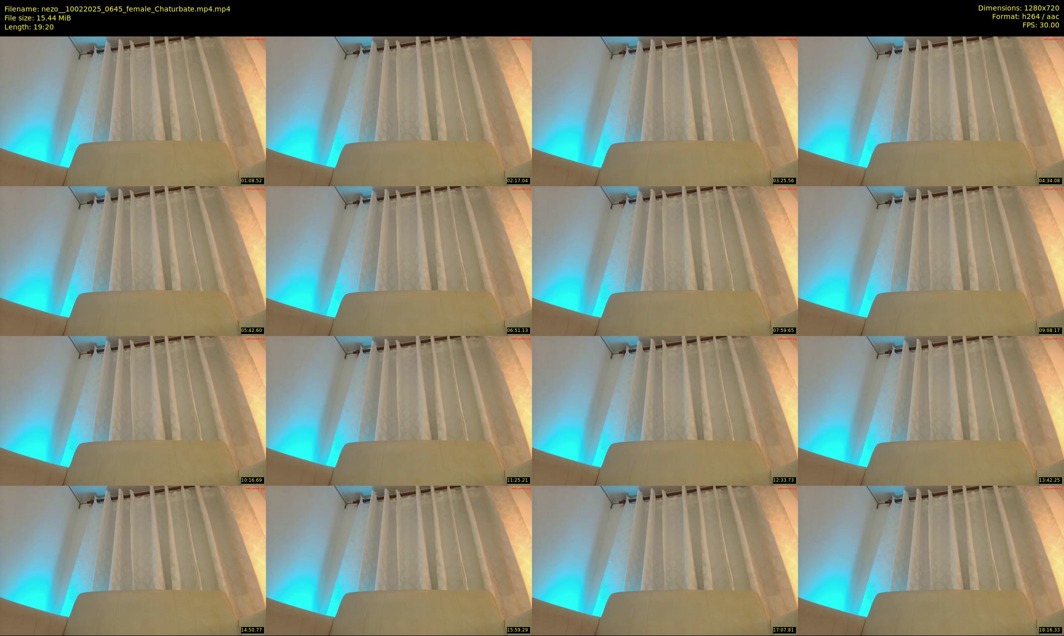 nezo_ — 20 minute Chaturbate female cam show recording, 720p, Feb 10, 2025