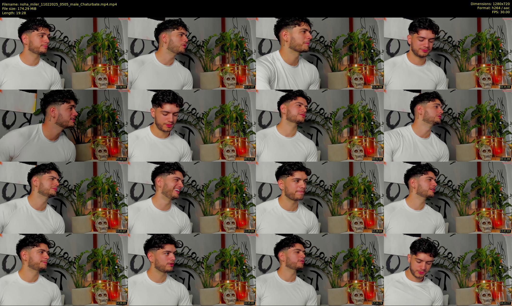 noha_miler — 20 minute Chaturbate male cam show recording, 720p, Feb 11, 2025