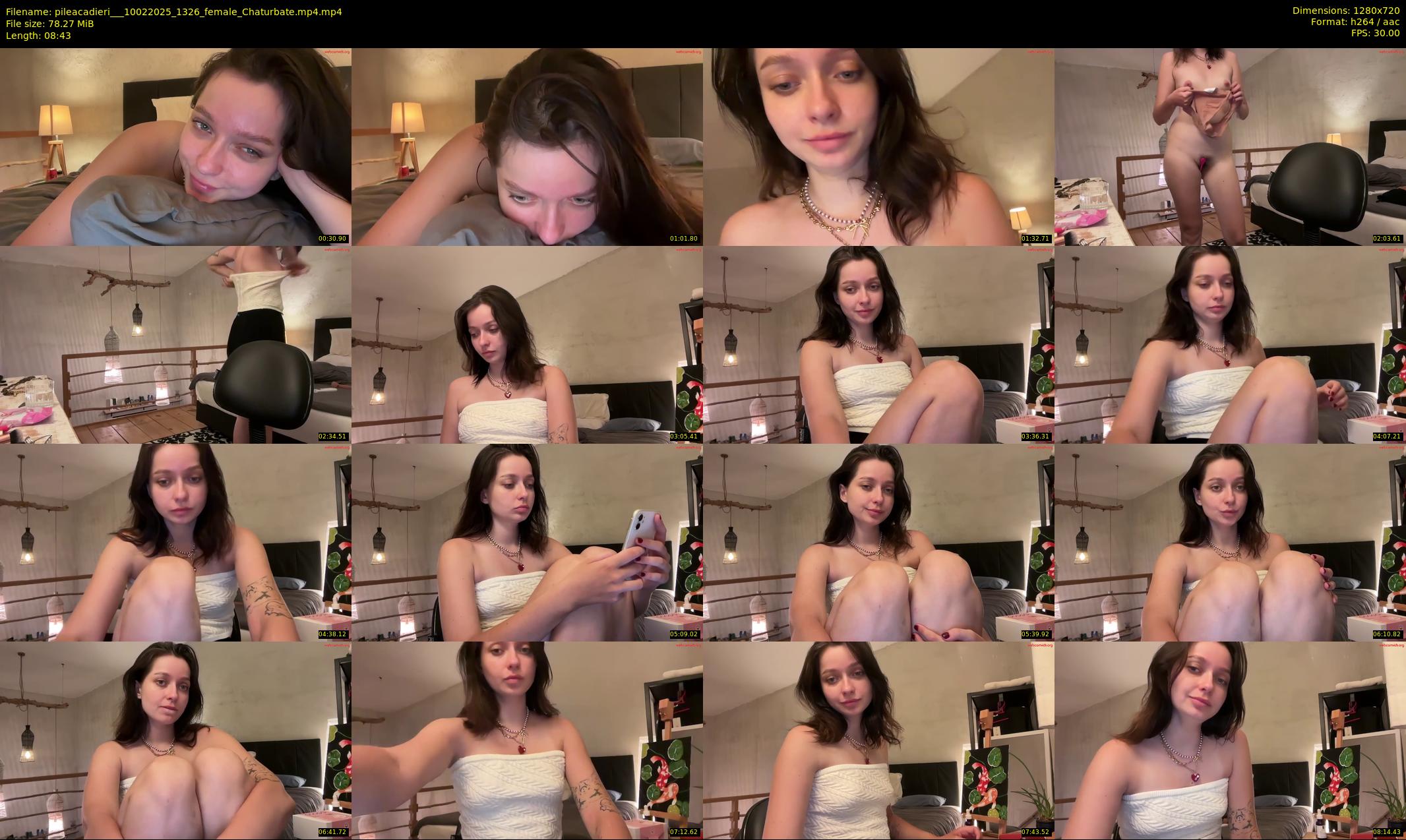 pileacadieri__ — 9 minute Chaturbate female cam show recording, 720p, Feb 10, 2025