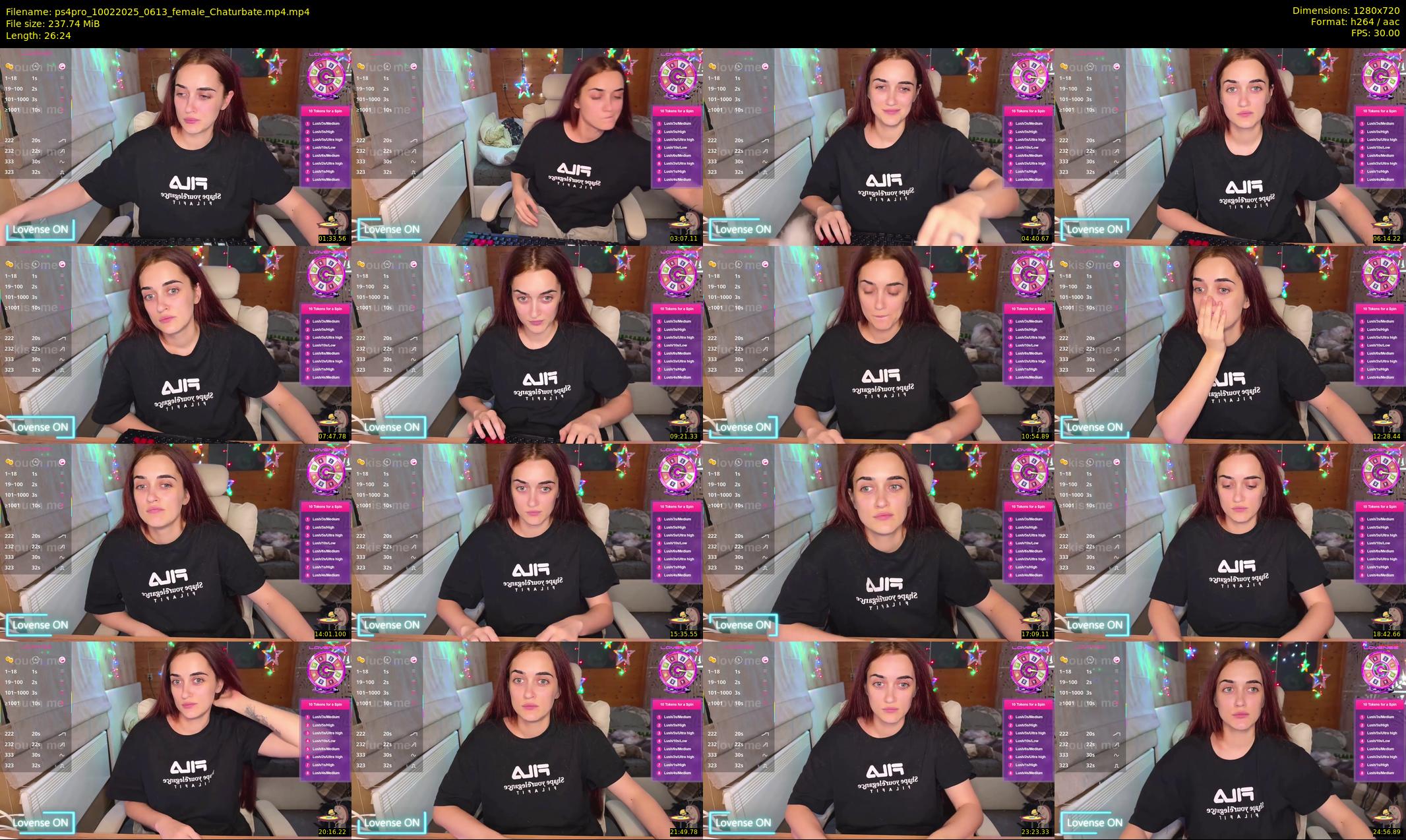 ps4pro — 27 minute Chaturbate female cam show recording, 720p, Feb 10, 2025