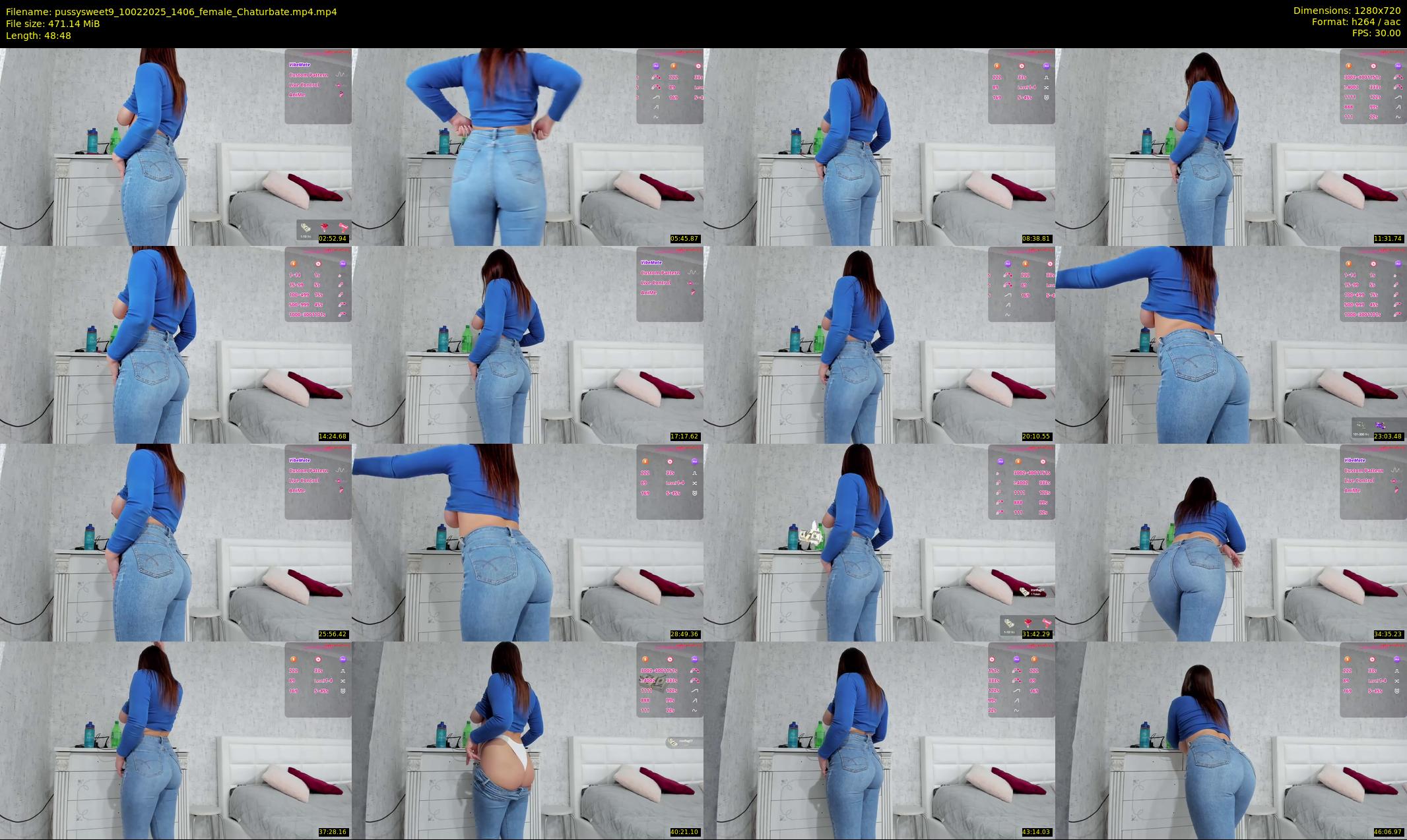 pussysweet9 — 49 minute Chaturbate female cam show recording, 720p, Feb 10, 2025