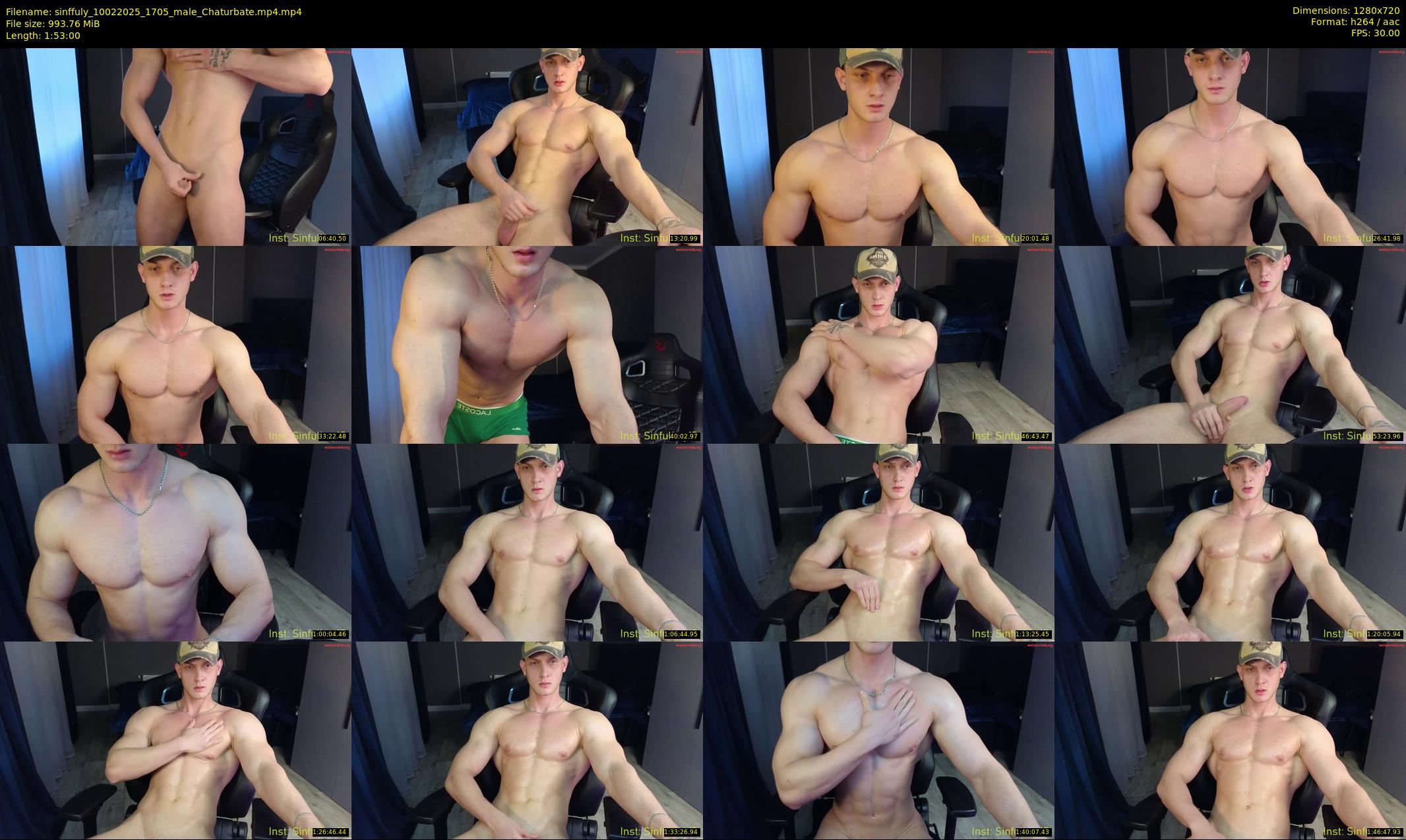 sinffuly — 113 minute Chaturbate male cam show recording, 720p, Feb 10, 2025