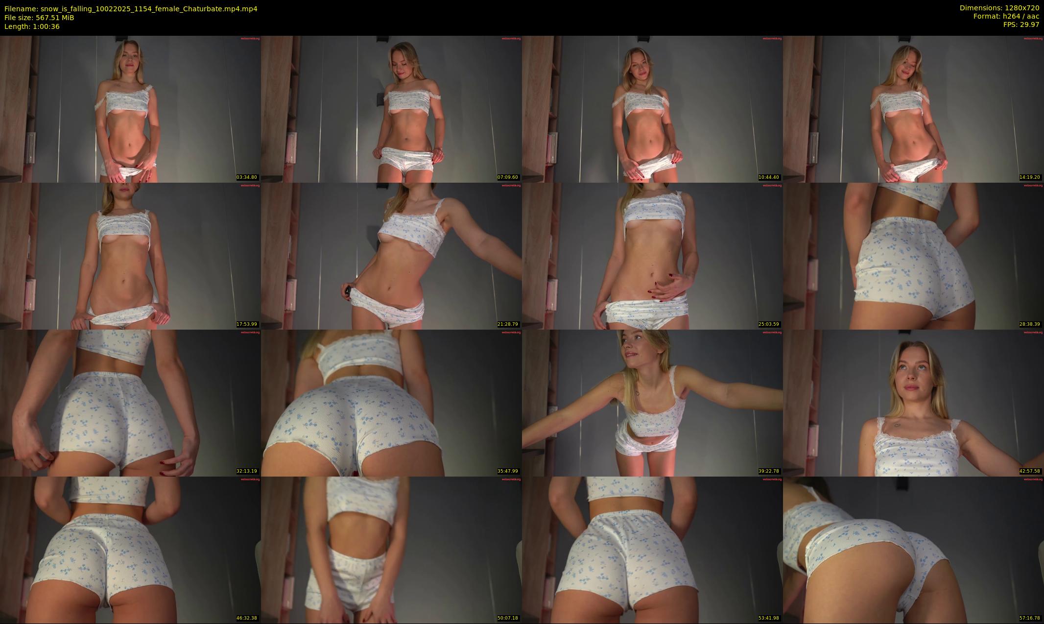 snow_is_falling — 61 minute Chaturbate female cam show recording, 720p, Feb 10, 2025