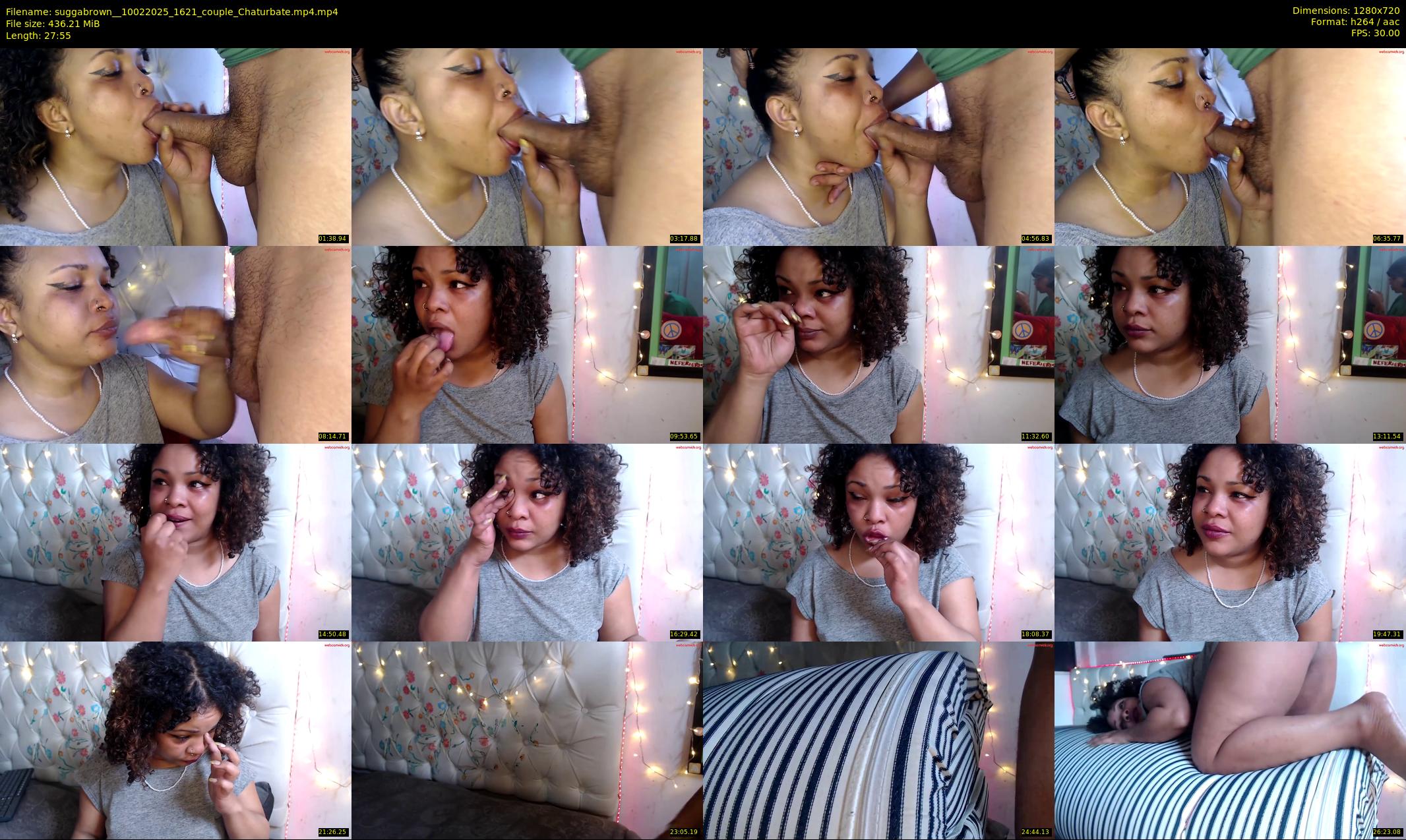 suggabrown_ — 28 minute Chaturbate couple cam show recording, 720p, Feb 10, 2025