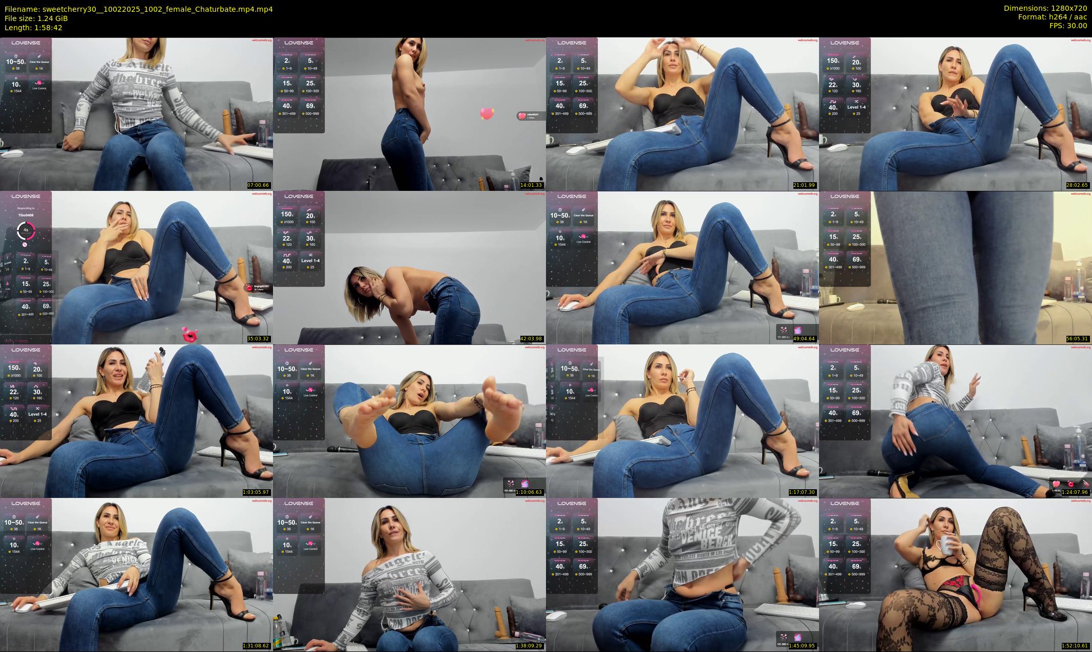 sweetcherry30_ — 119 minute Chaturbate female cam show recording, 720p, Feb 10, 2025