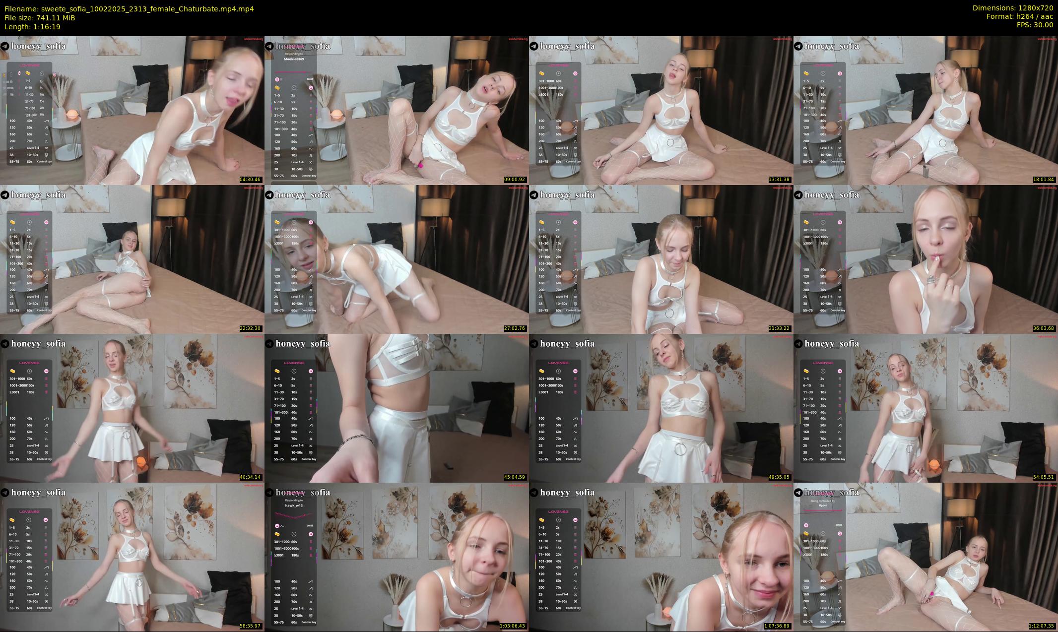 sweete_sofia — 77 minute Chaturbate female cam show recording, 720p, Feb 10, 2025