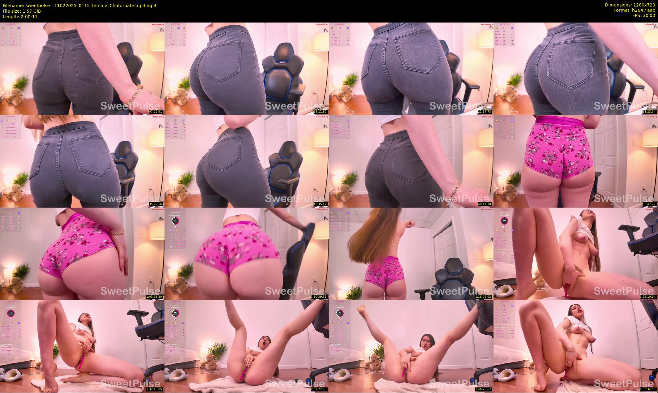 sweetpulse_ — 121 minute Chaturbate female cam show recording, 720p, Feb 11, 2025
