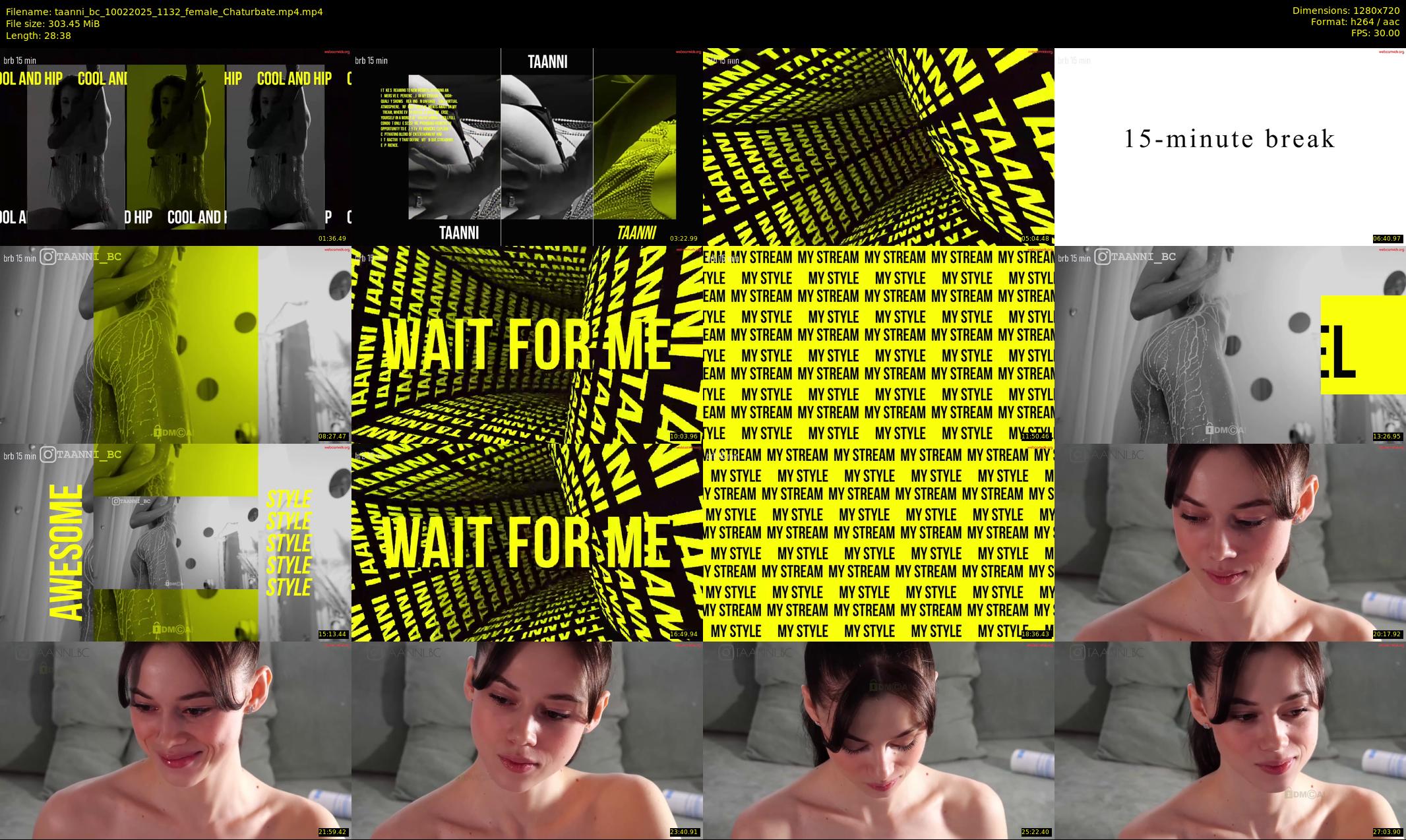 taanni_bc — 29 minute Chaturbate female cam show recording, 720p, Feb 10, 2025