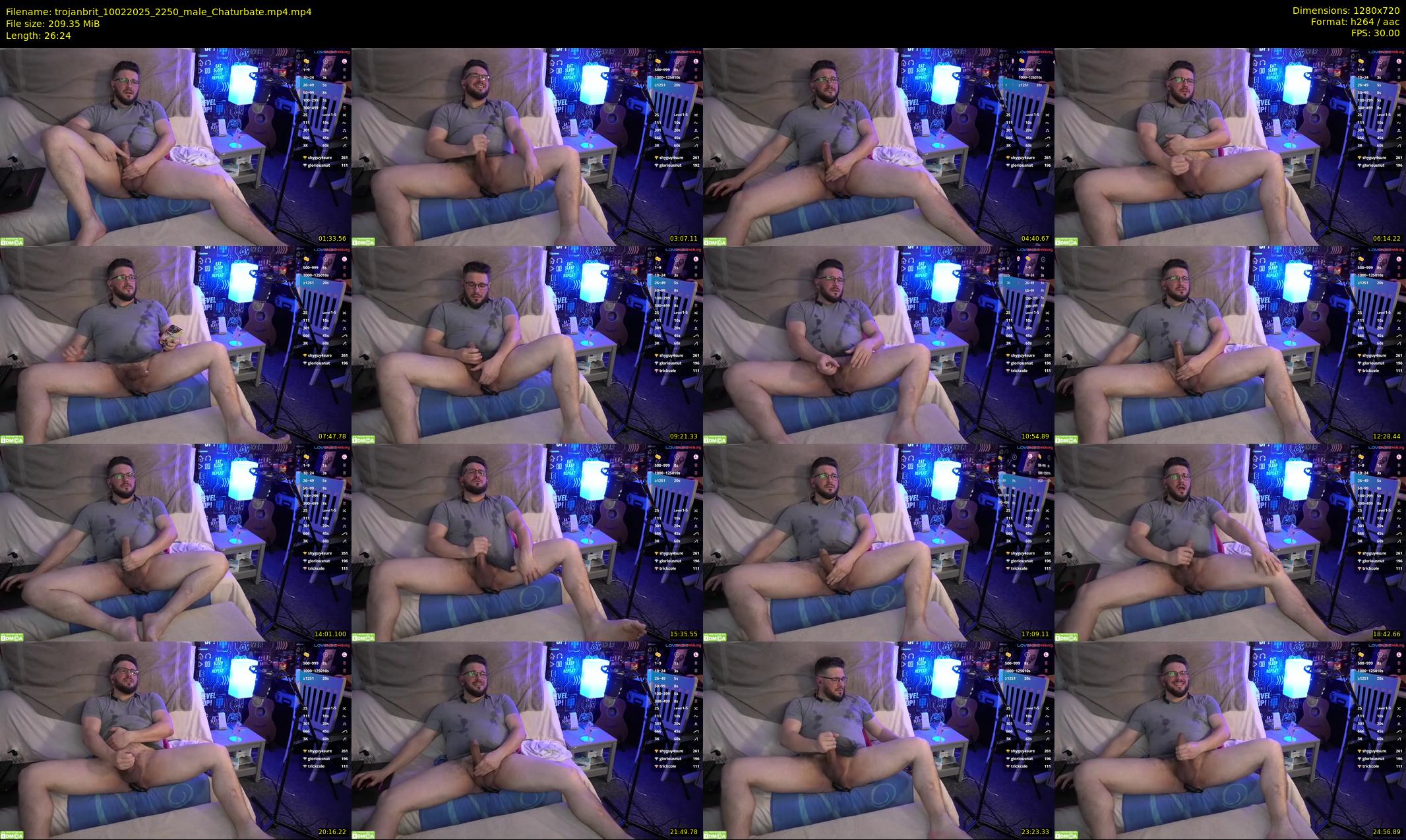 trojanbrit — 27 minute Chaturbate male cam show recording, 720p, Feb 10, 2025