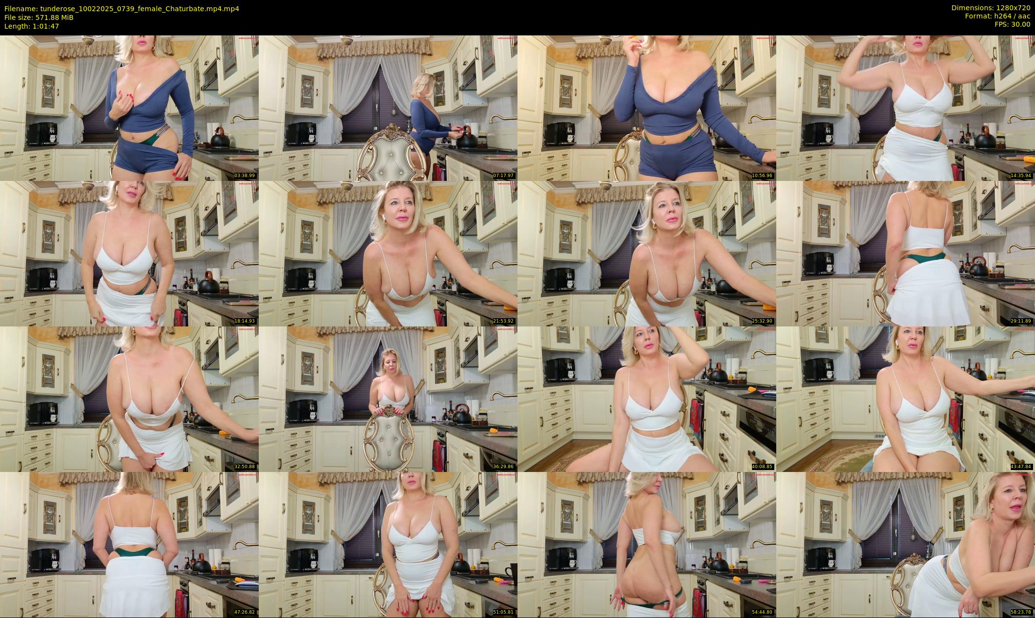 tunderose — 62 minute Chaturbate female cam show recording, 720p, Feb 10, 2025