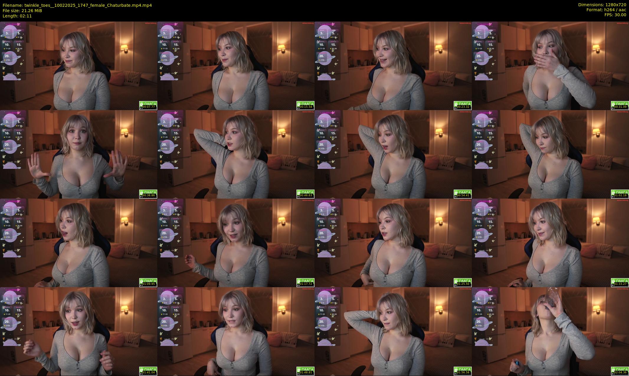 twinkle_toes_ — 3 minute Chaturbate female cam show recording, 720p, Feb 10, 2025