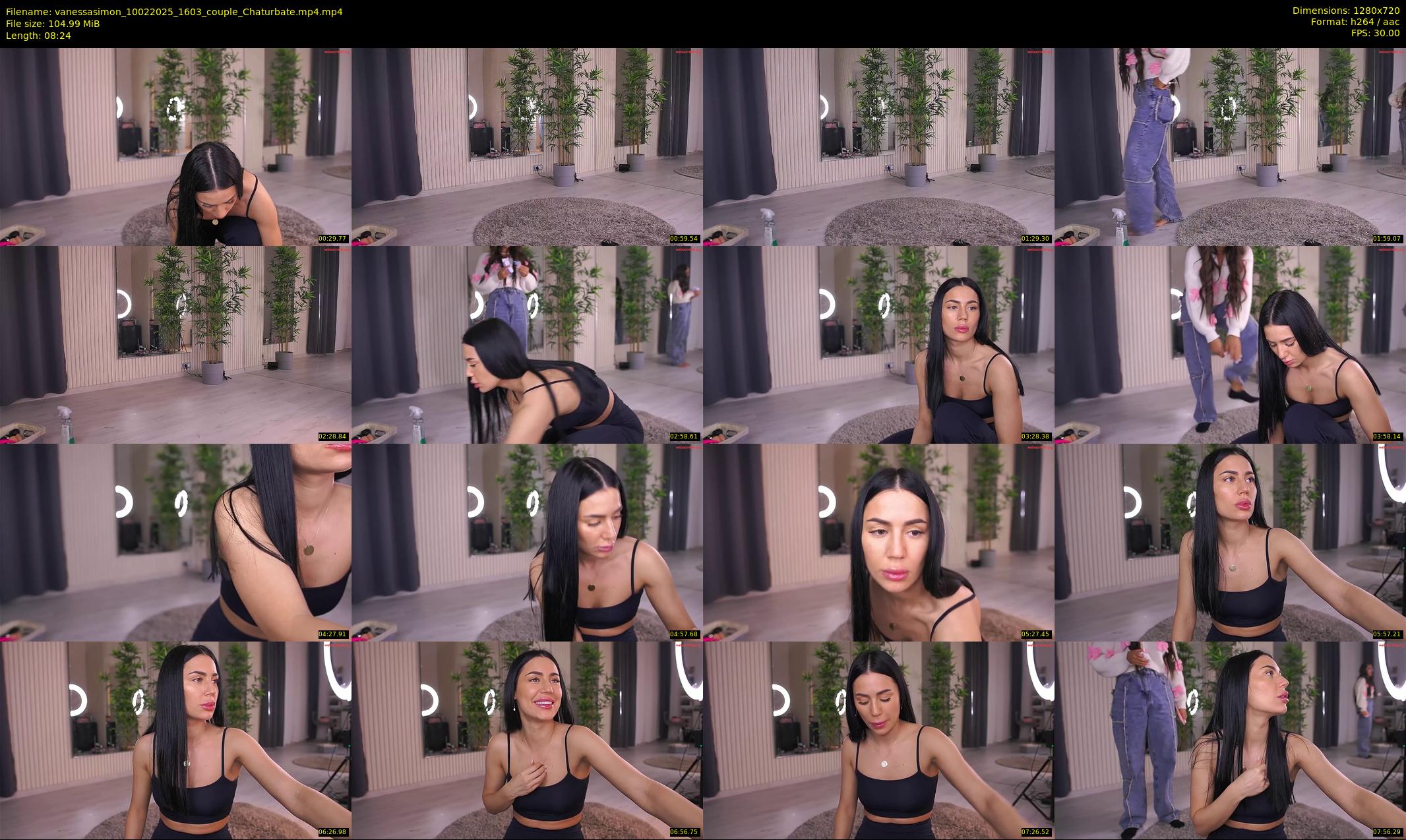vanessasimon — 9 minute Chaturbate female cam show recording, 720p, Feb 10, 2025