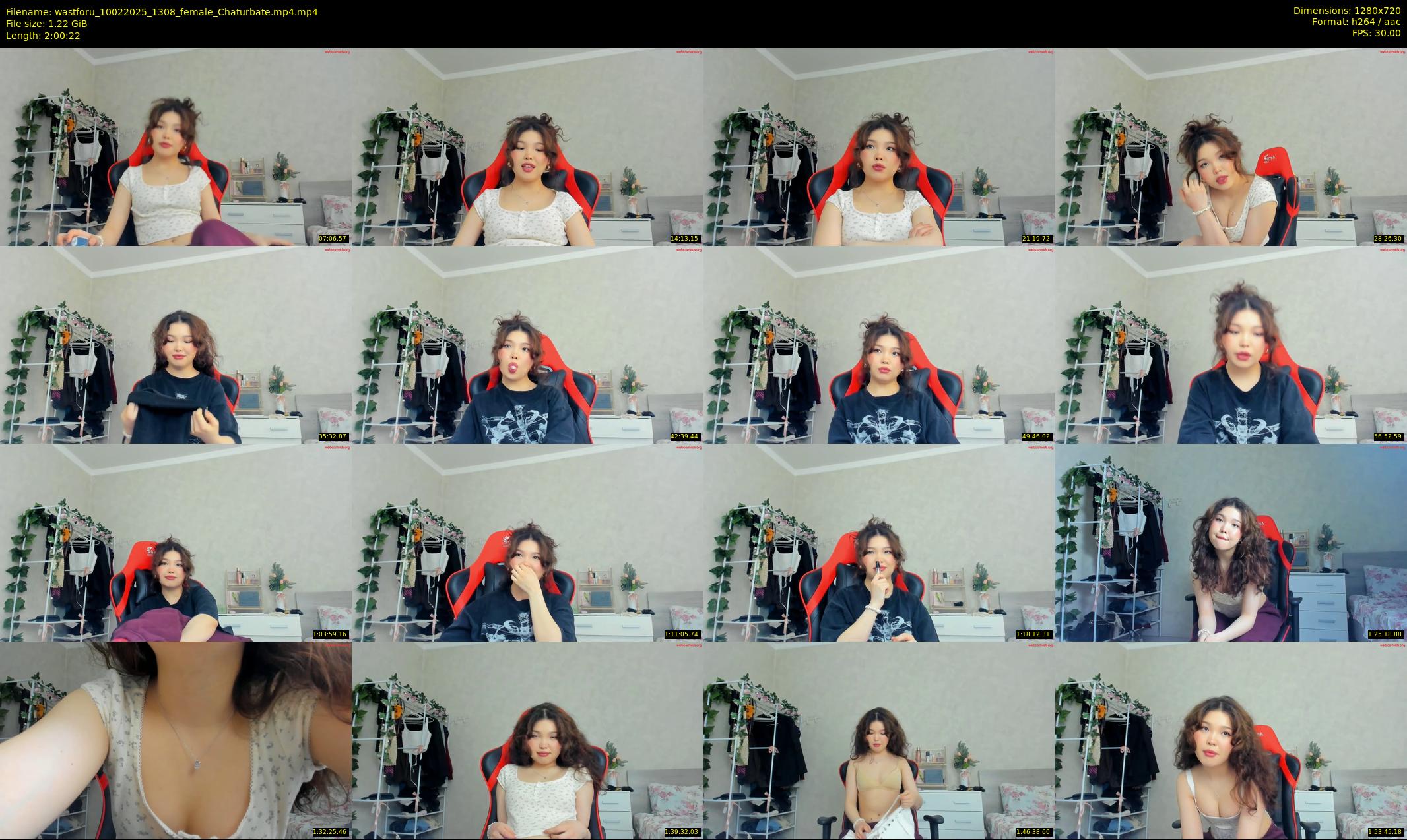 wastforu — 121 minute Chaturbate female cam show recording, 720p, Feb 10, 2025
