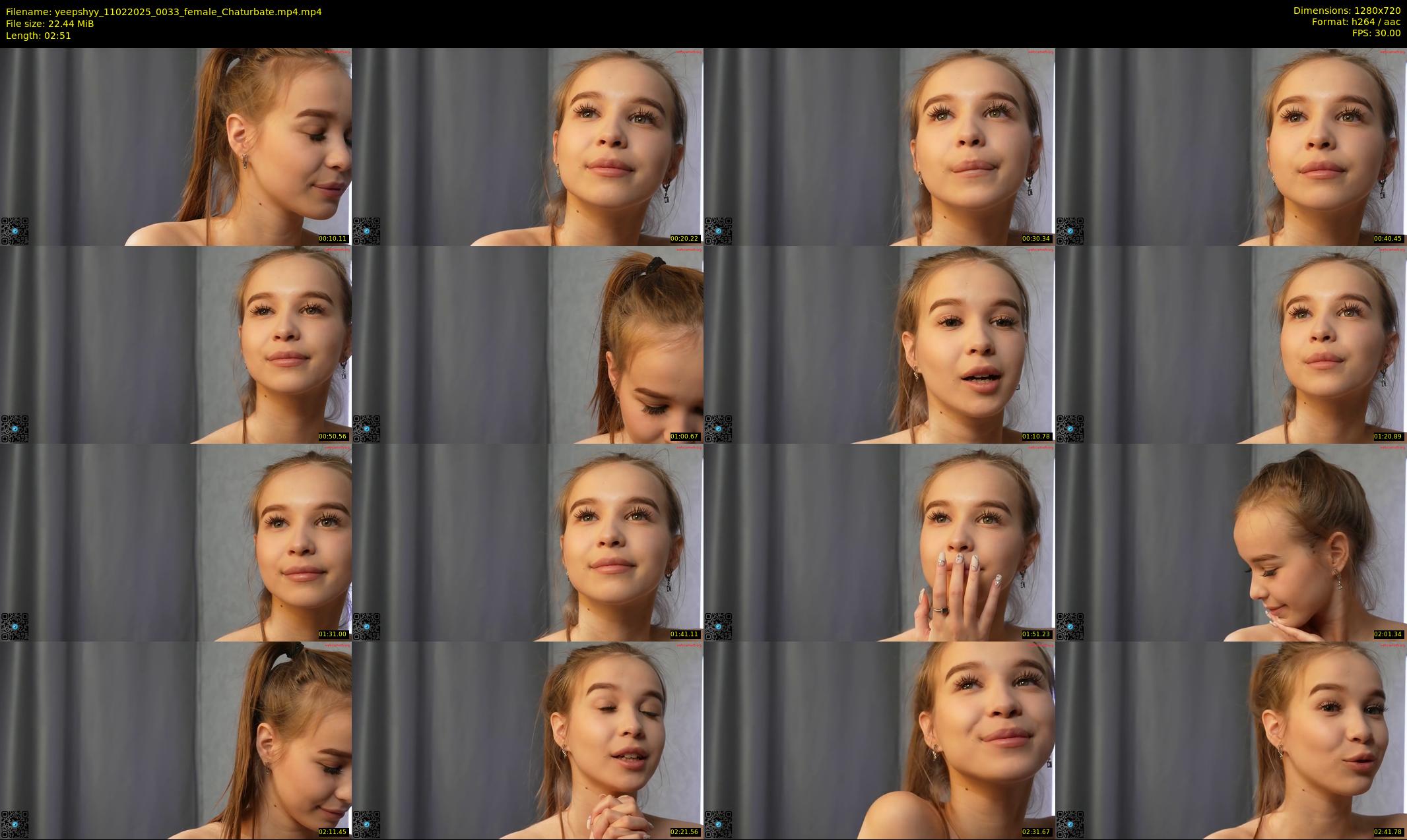 yeepshyy — 3 minute Chaturbate female cam show recording, 720p, Feb 11, 2025