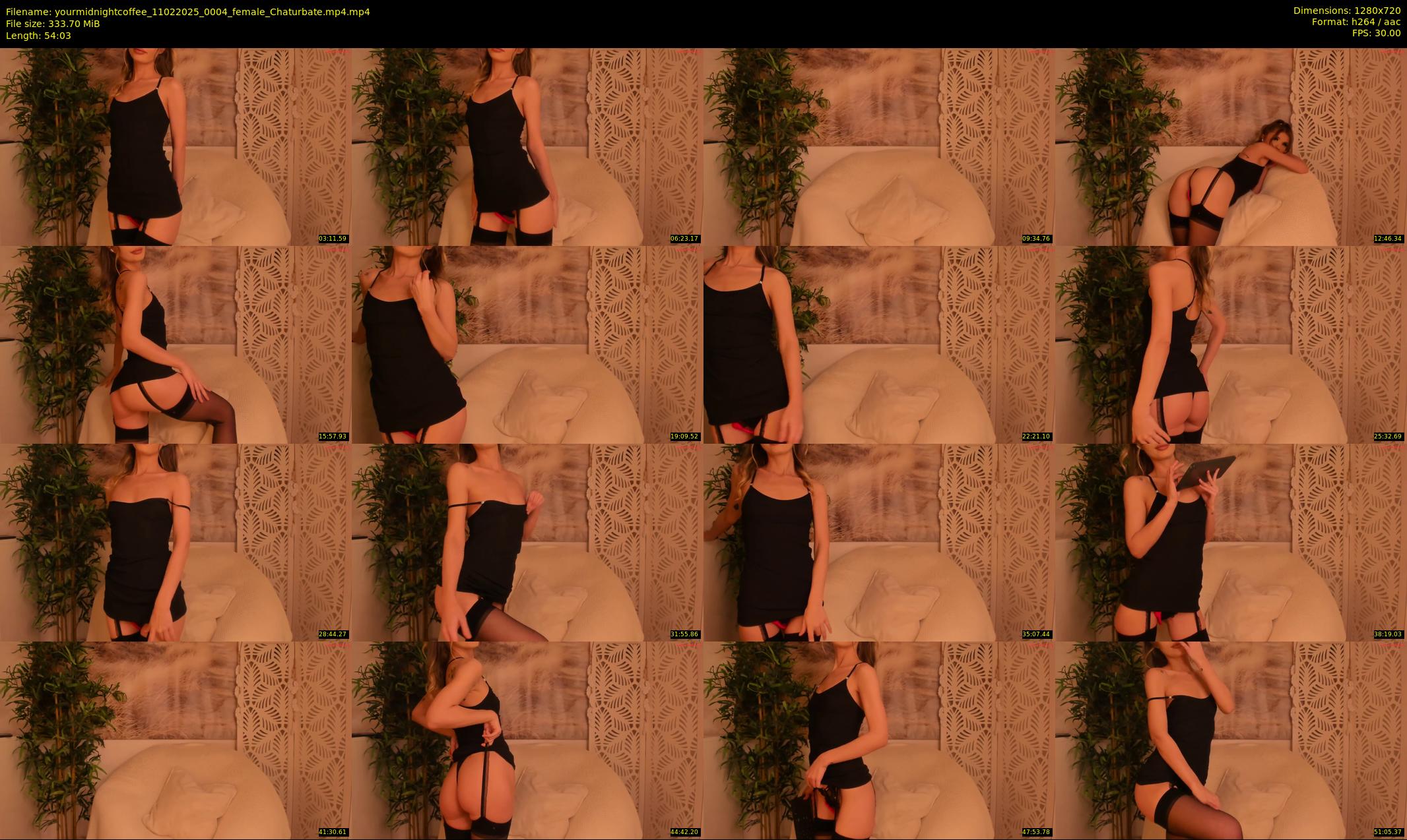 yourmidnightcoffee — 55 minute Chaturbate female cam show recording, 720p, Feb 11, 2025