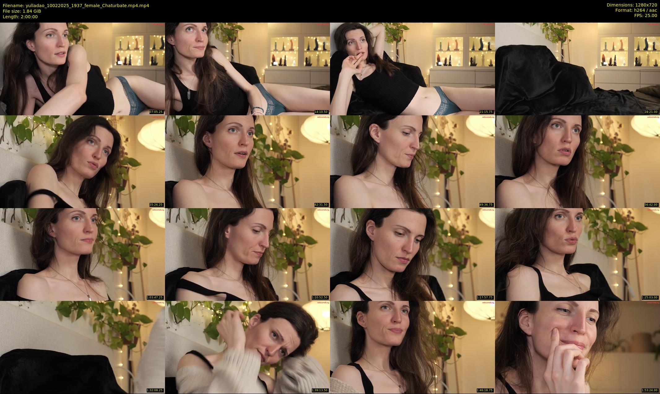 yulladao — 120 minute Chaturbate female cam show recording, 720p, Feb 10, 2025