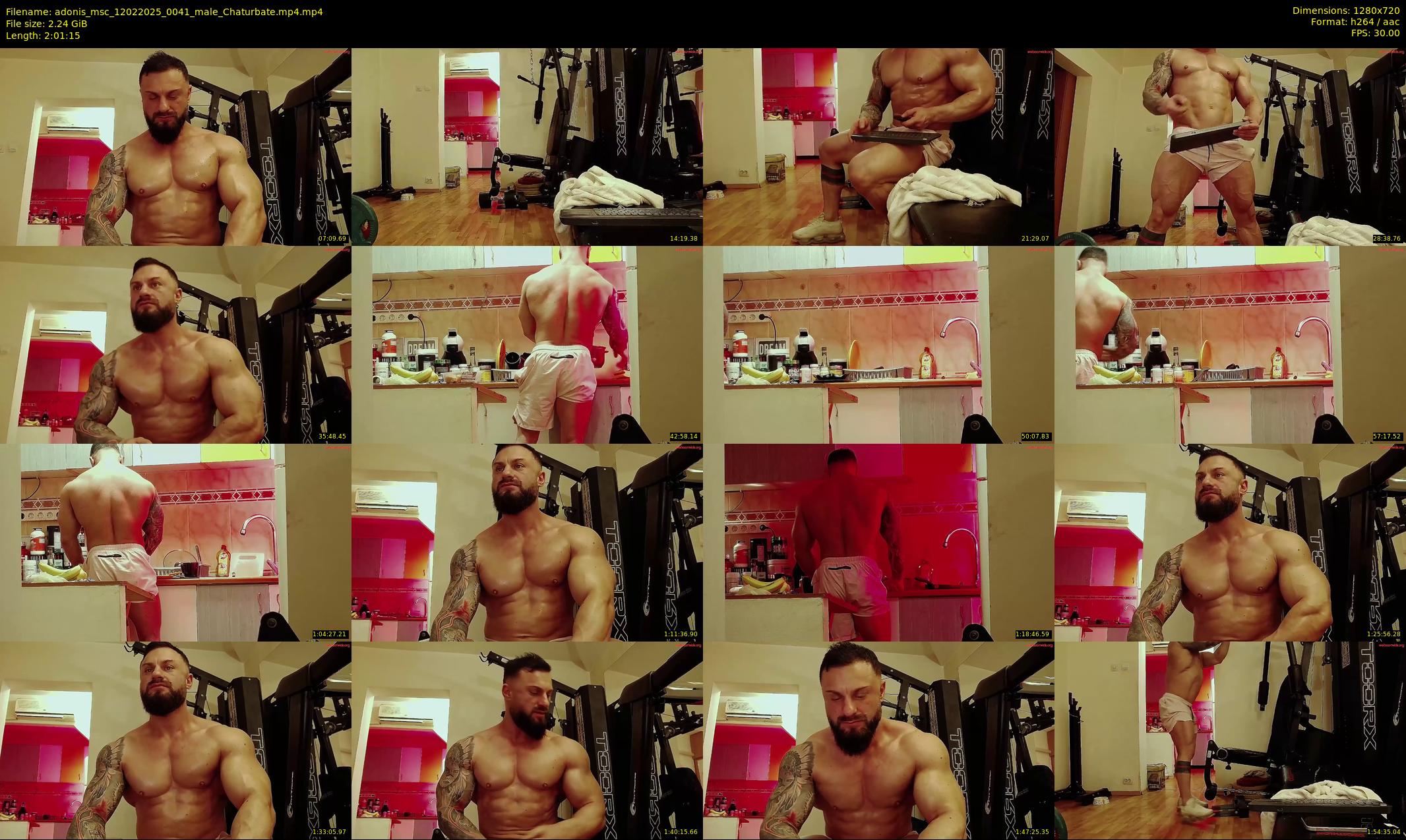 adonis_msc — 122 minute Chaturbate male cam show recording, 720p, Feb 12, 2025