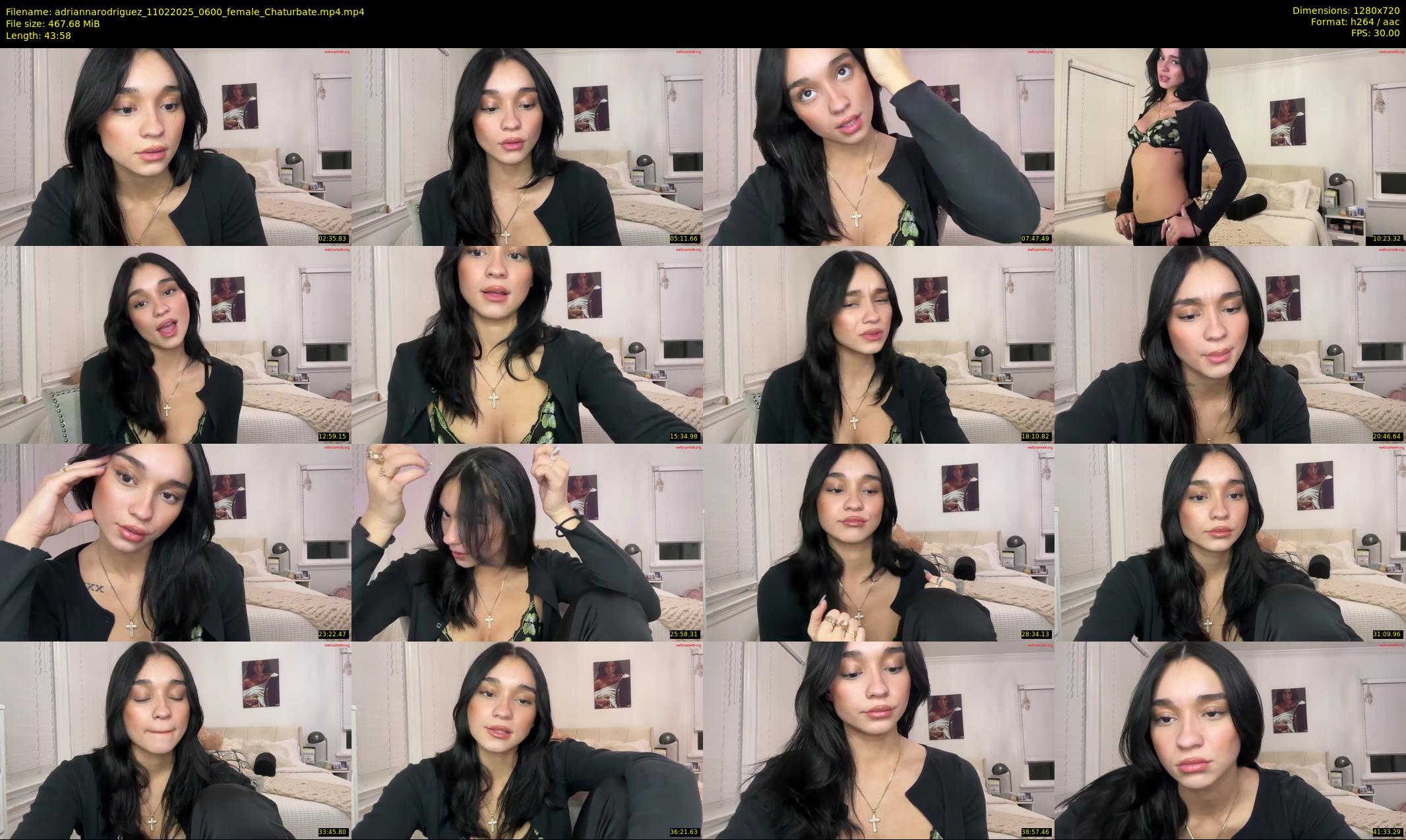 adriannarodriguez — 44 minute Chaturbate female cam show recording, 720p, Feb 11, 2025