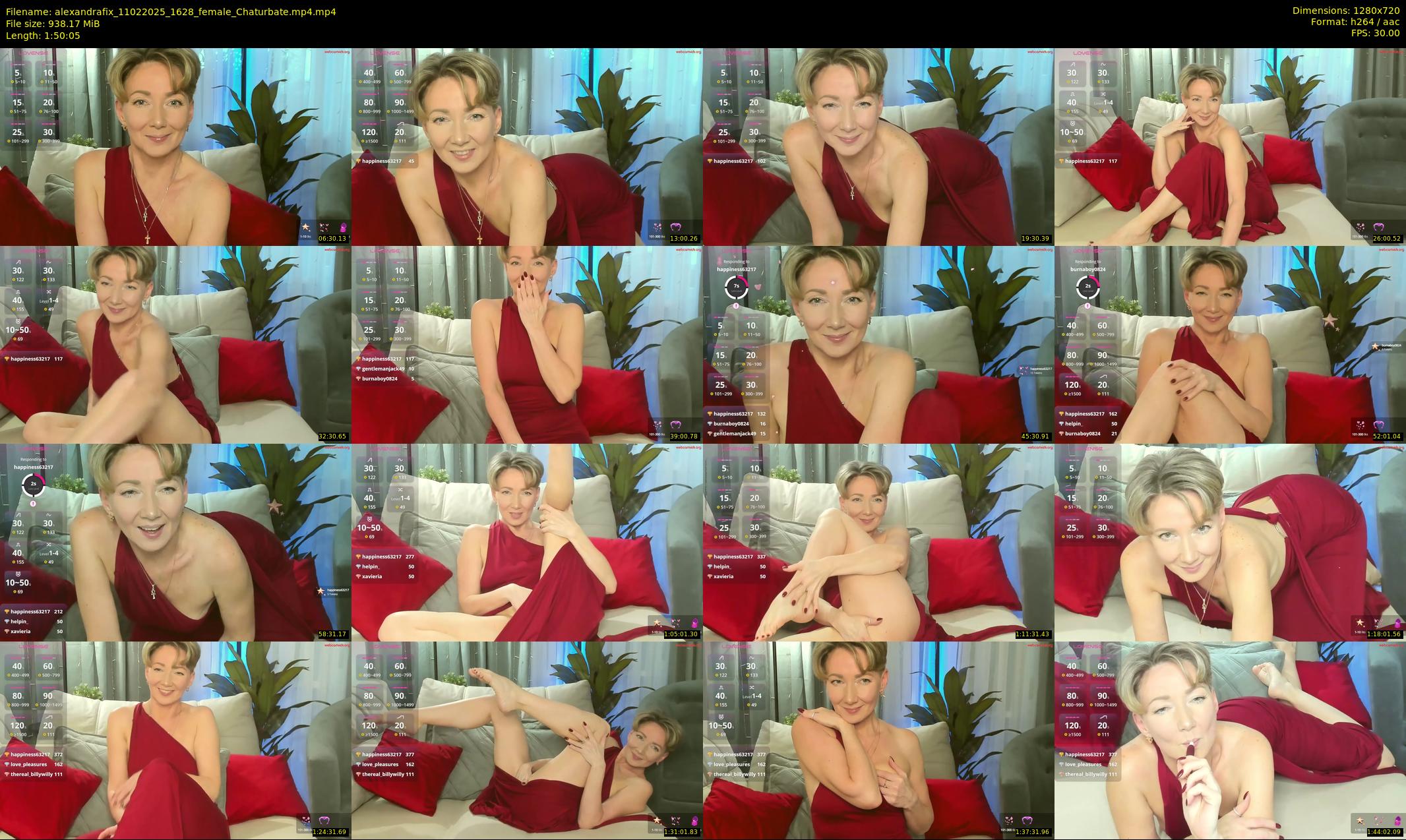 alexandrafix — 111 minute Chaturbate female cam show recording, 720p, Feb 11, 2025