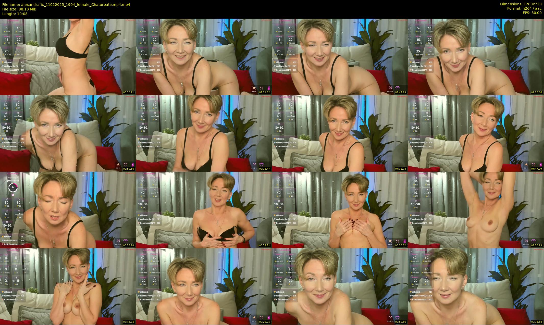 alexandrafix — 11 minute Chaturbate female cam show recording, 720p, Feb 11, 2025