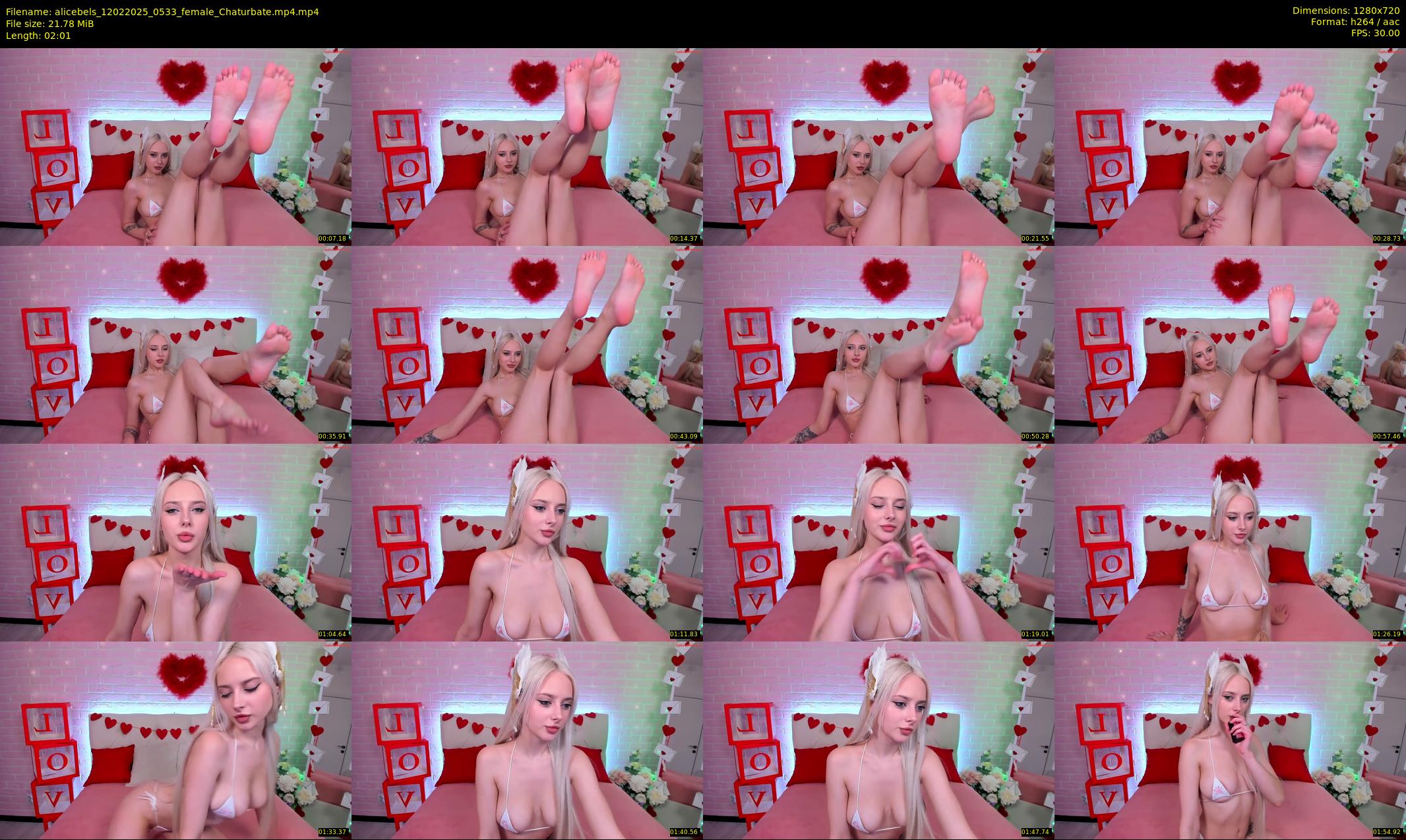 alicebels — 3 minute Chaturbate female cam show recording, 720p, Feb 12, 2025