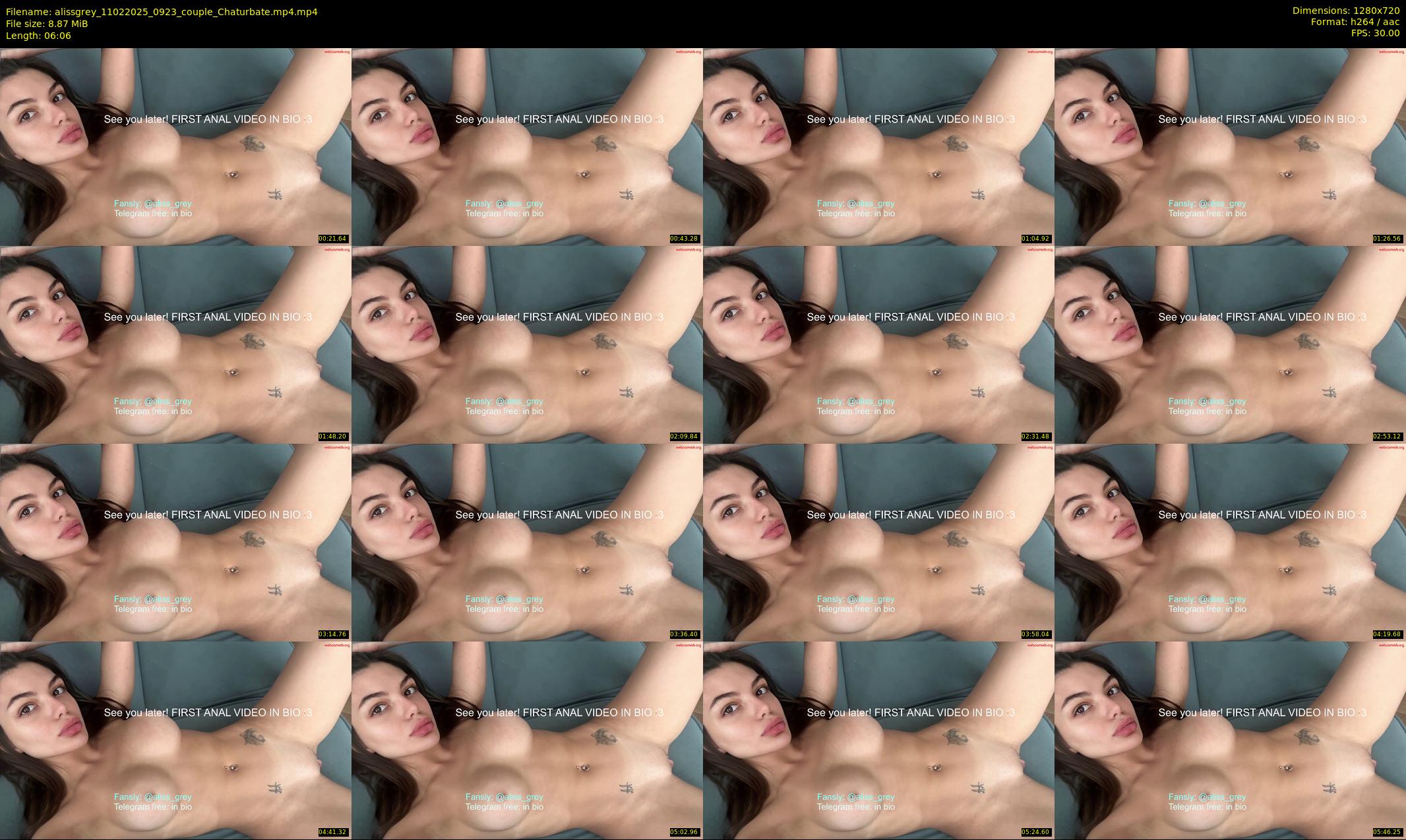 alissgrey — 7 minute Chaturbate couple cam show recording, 720p, Feb 11, 2025