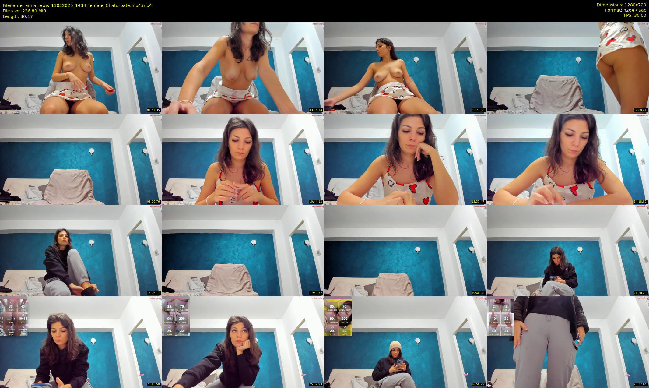 anna_lewis — 31 minute Chaturbate female cam show recording, 720p, Feb 11, 2025
