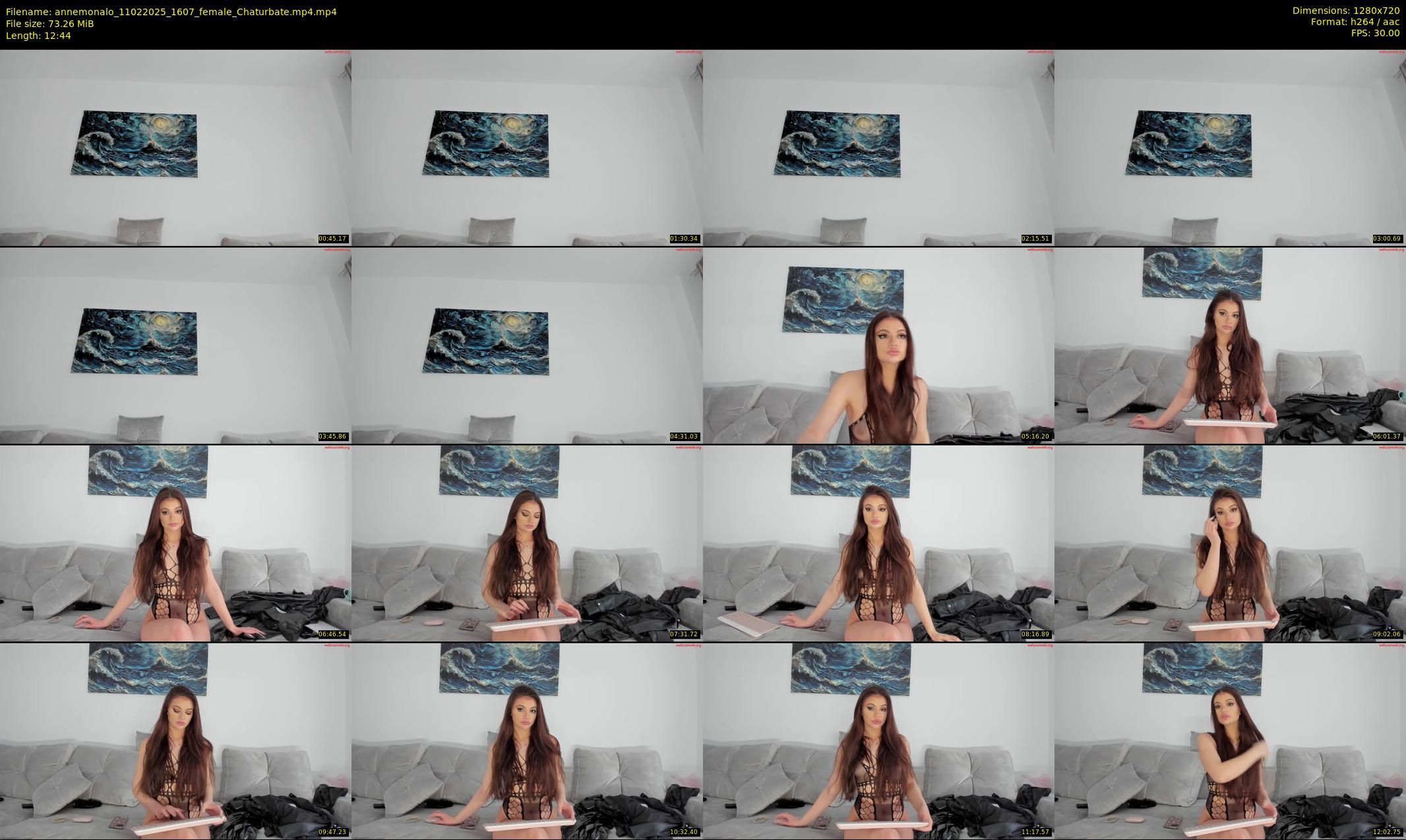 annemonalo — 13 minute Chaturbate female cam show recording, 720p, Feb 11, 2025