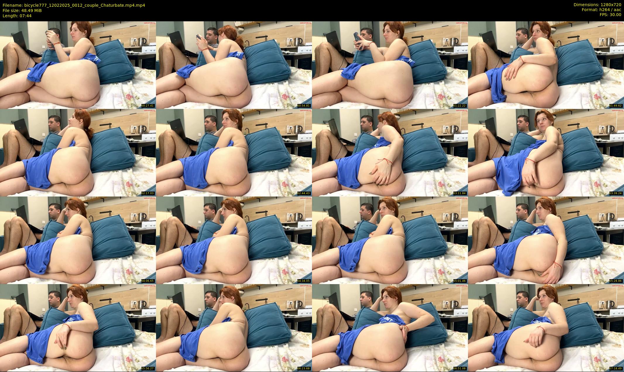 bicycle777 — 8 minute Chaturbate couple cam show recording, 720p, Feb 12, 2025