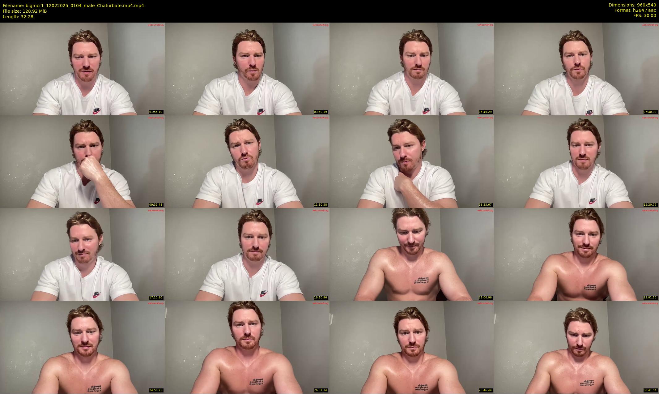 bigmcr1 — 33 minute Chaturbate male cam show recording, 480p, Feb 12, 2025