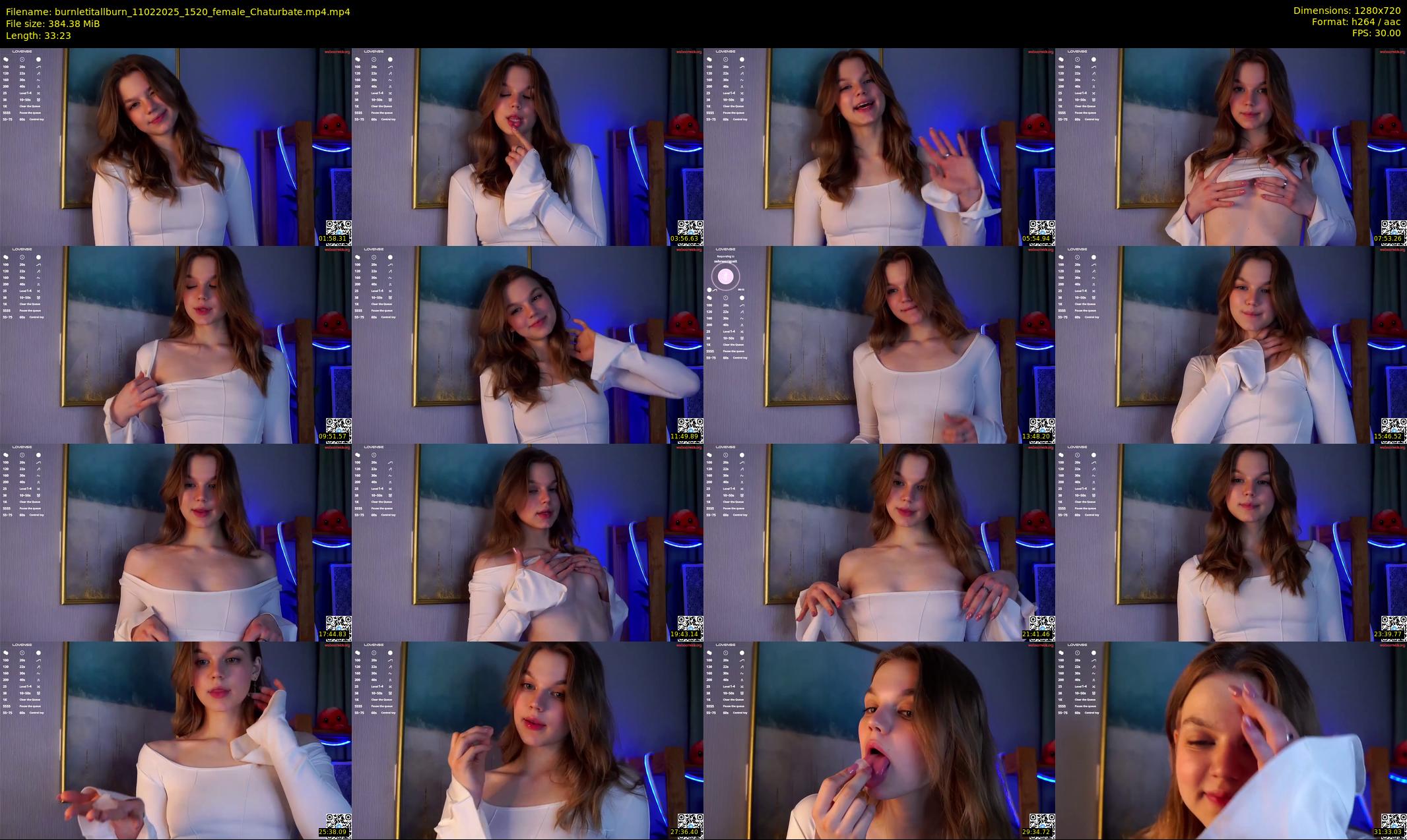 burnletitallburn — 34 minute Chaturbate female cam show recording, 720p, Feb 11, 2025