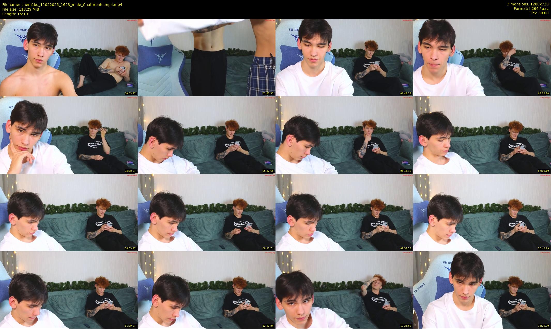chem1ko — 16 minute Chaturbate male cam show recording, 720p, Feb 11, 2025