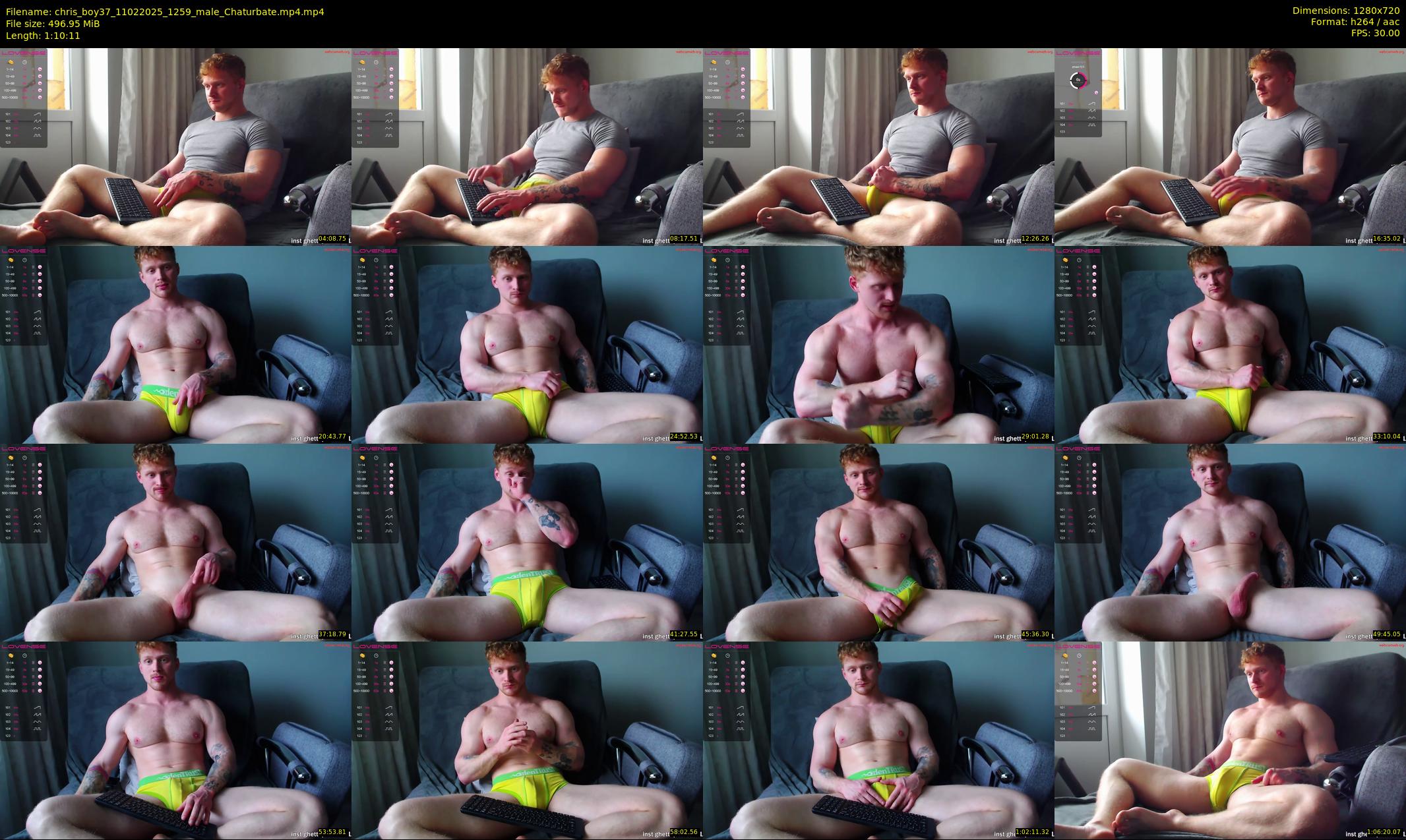 chris_boy37 — 71 minute Chaturbate male cam show recording, 720p, Feb 11, 2025