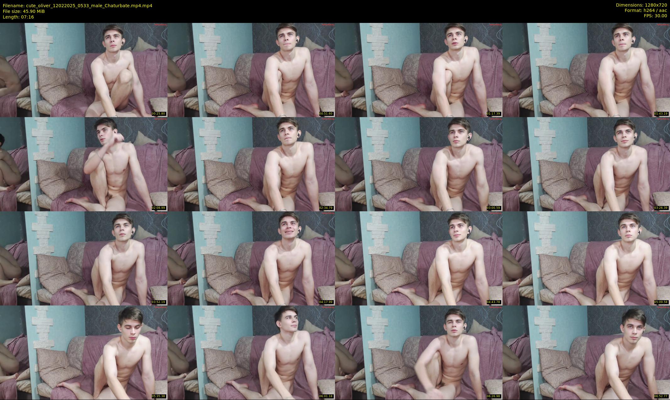 cute_oliver — 8 minute Chaturbate male cam show recording, 720p, Feb 12, 2025