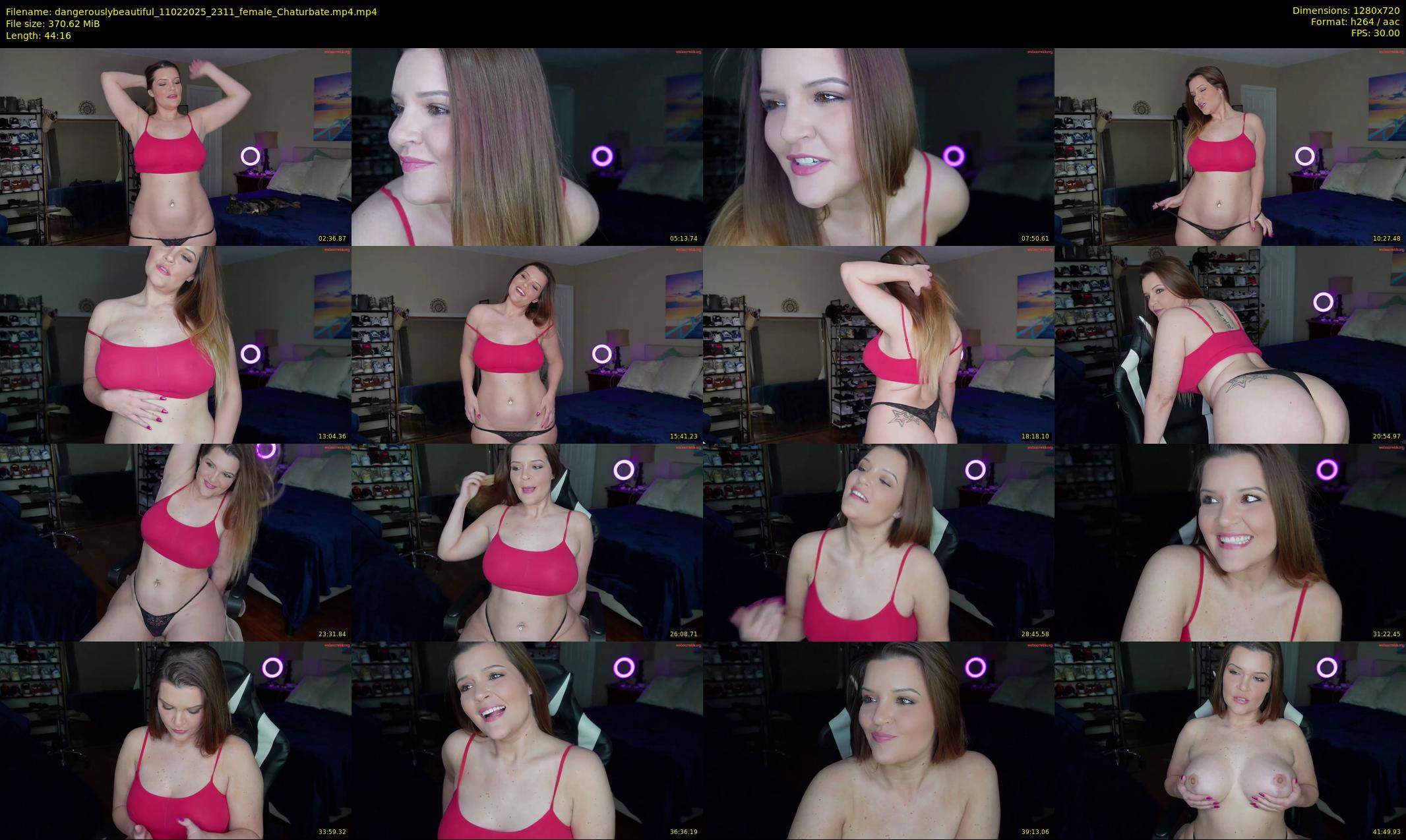 dangerouslybeautiful — 45 minute Chaturbate female cam show recording, 720p, Feb 11, 2025