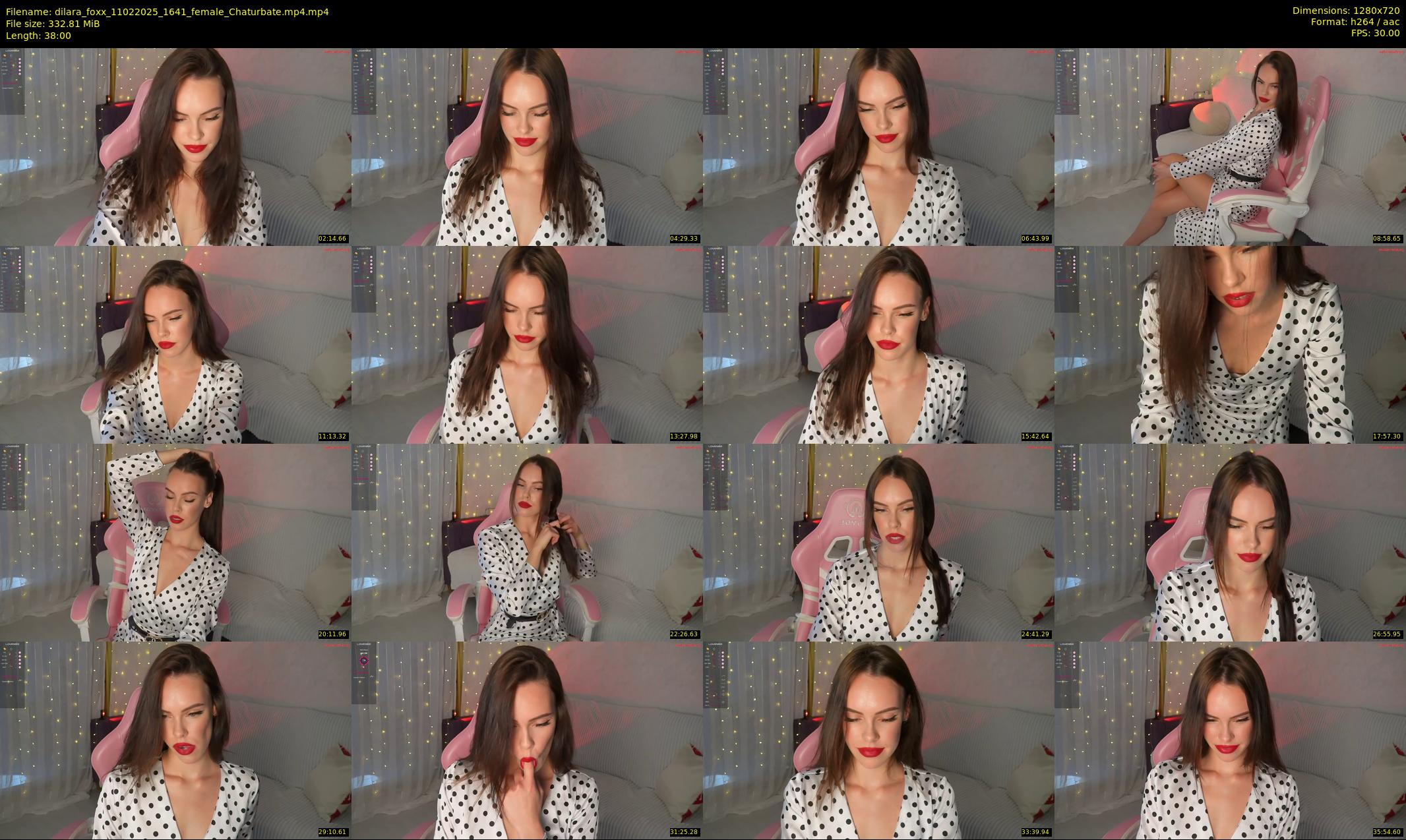 dilara_foxx — 38 minute Chaturbate female cam show recording, 720p, Feb 11, 2025