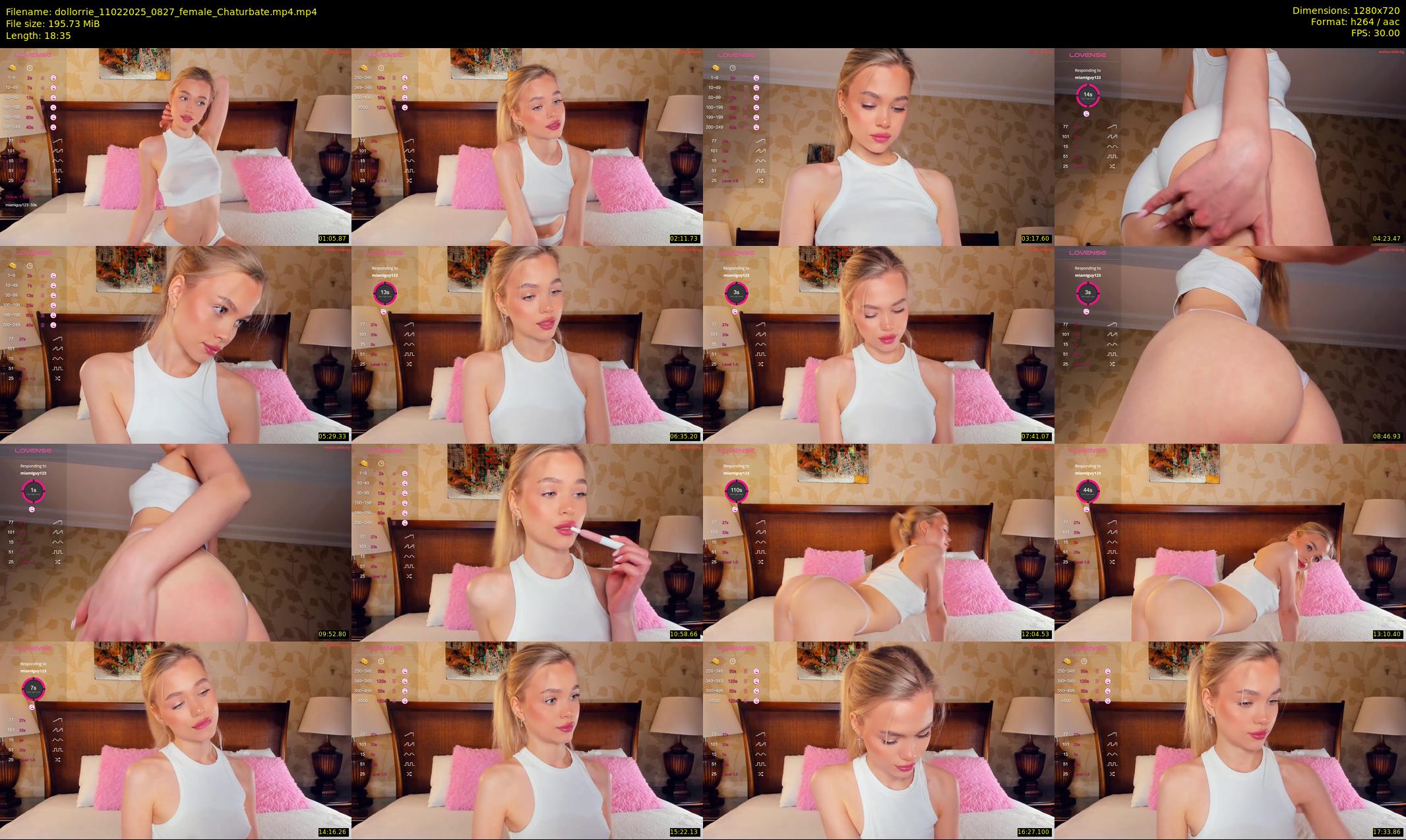 dollorrie — 19 minute Chaturbate couple cam show recording, 720p, Feb 11, 2025