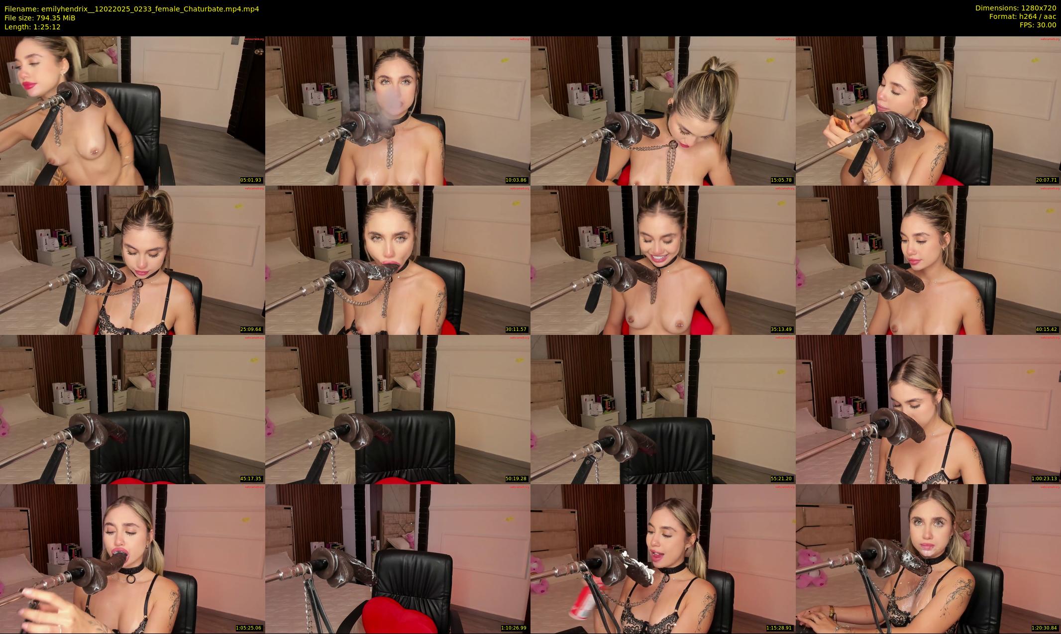 emilyhendrix_ — 86 minute Chaturbate couple cam show recording, 720p, Feb 12, 2025