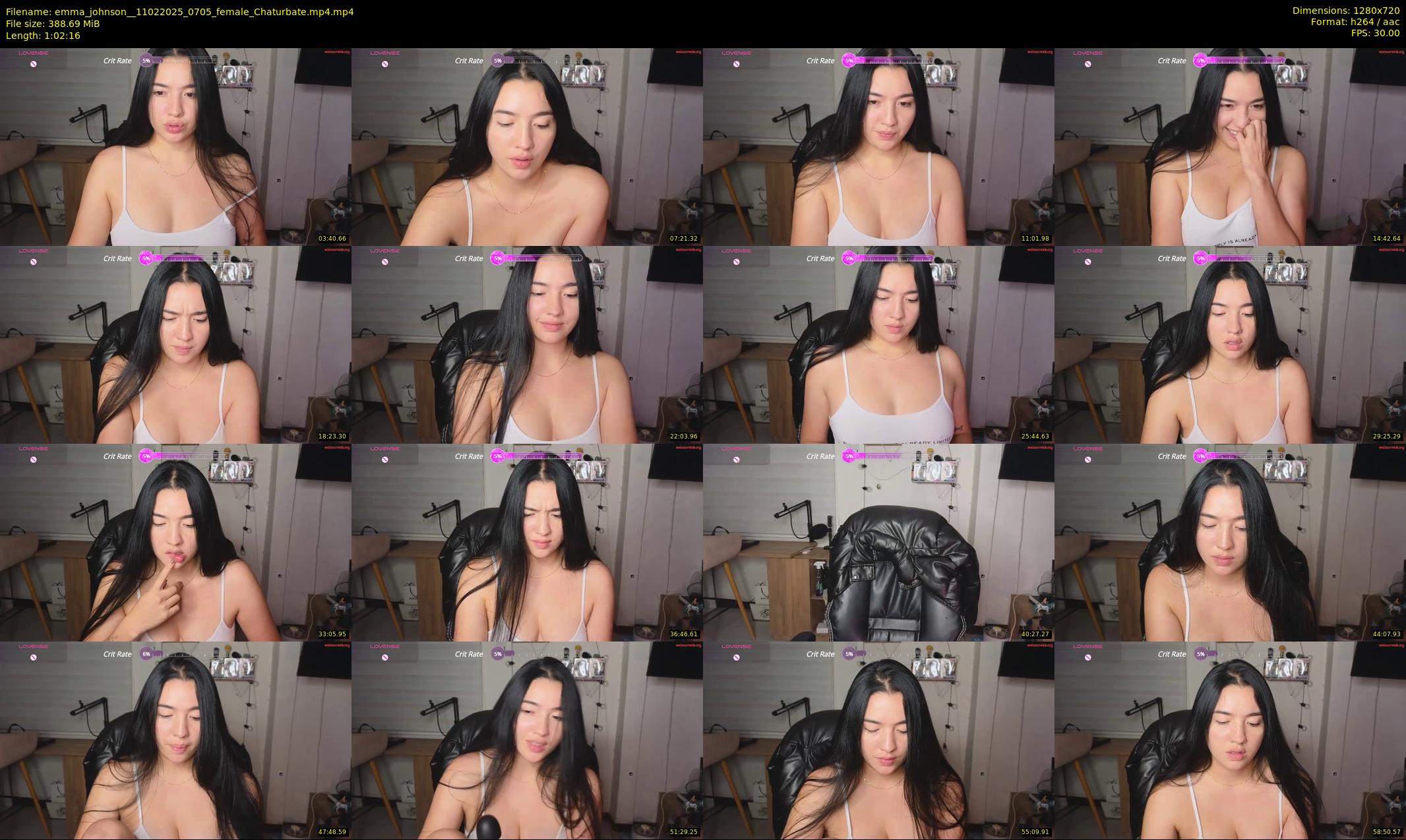 emma_johnson_ — 63 minute Chaturbate female cam show recording, 720p, Feb 11, 2025