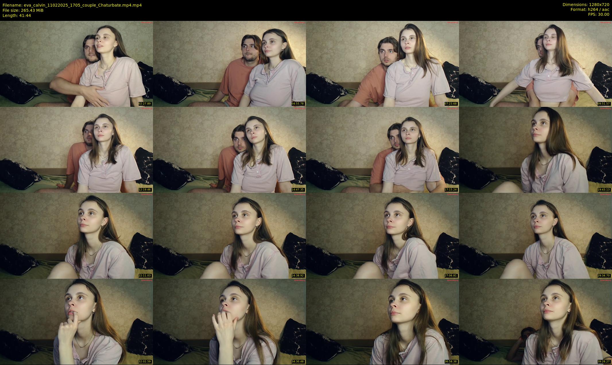 eva_calvin — 42 minute Chaturbate couple cam show recording, 720p, Feb 11, 2025