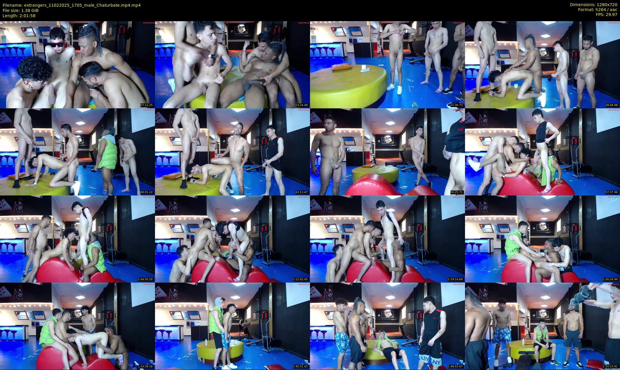 extrangers — 122 minute Chaturbate male cam show recording, 720p, Feb 11, 2025
