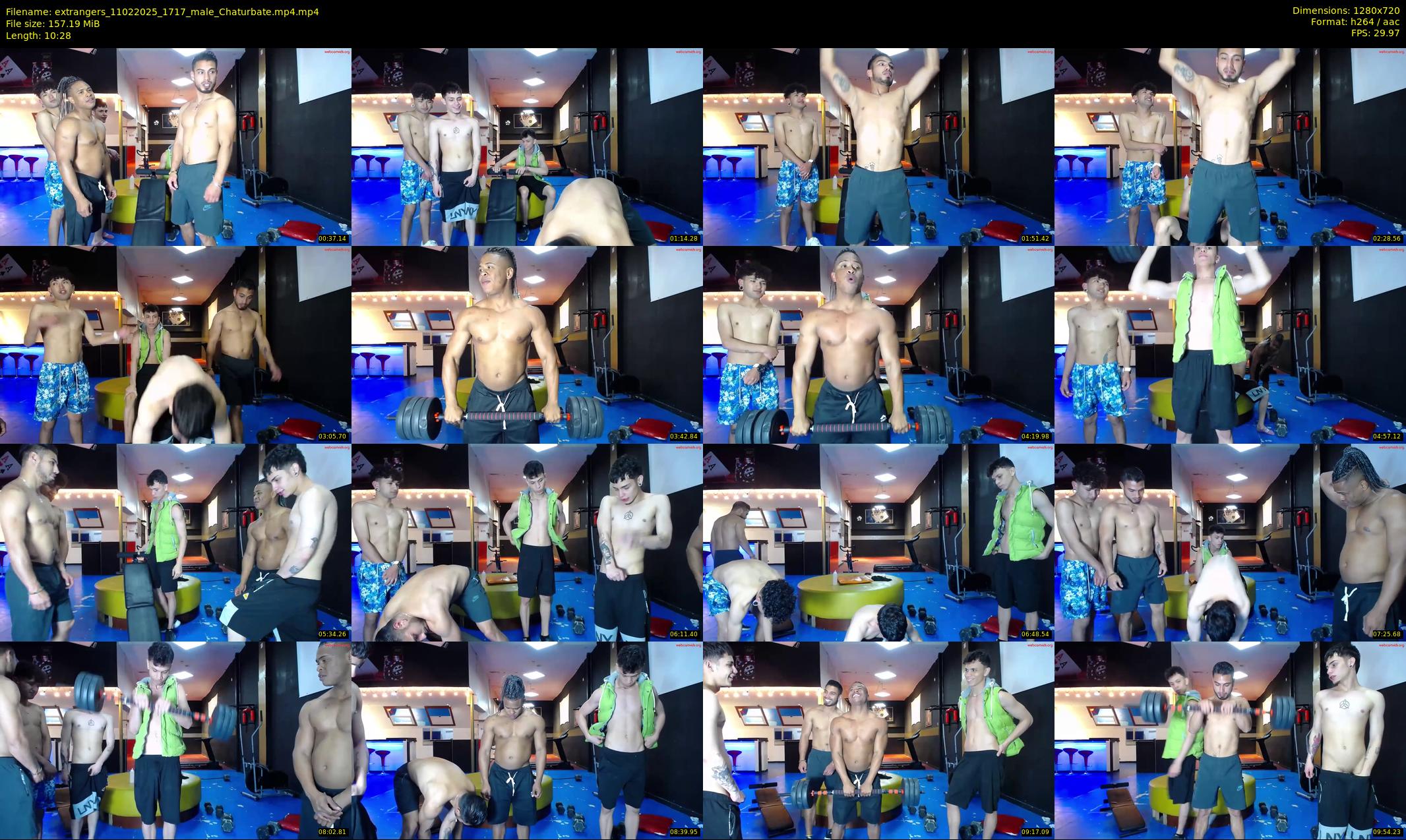 extrangers — 11 minute Chaturbate male cam show recording, 720p, Feb 11, 2025